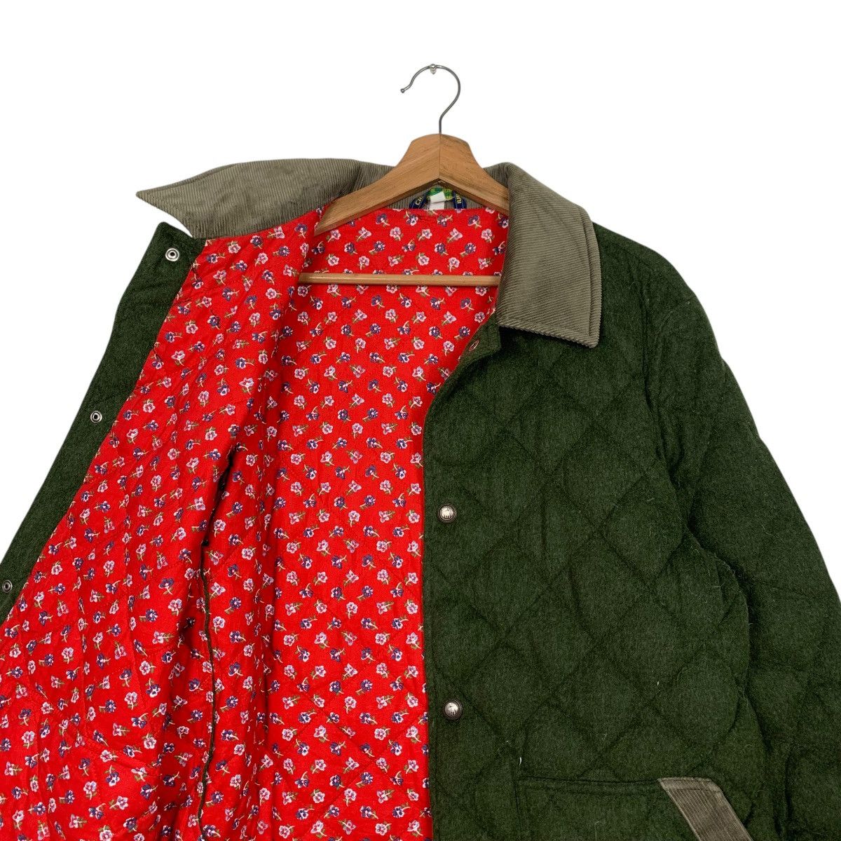Vintage CIESSIE PLUMINI Tiroler Loden Quilted Down Jacket #2808-C127 Size US S / EU 44-46 / 1 - 9 Thumbnail