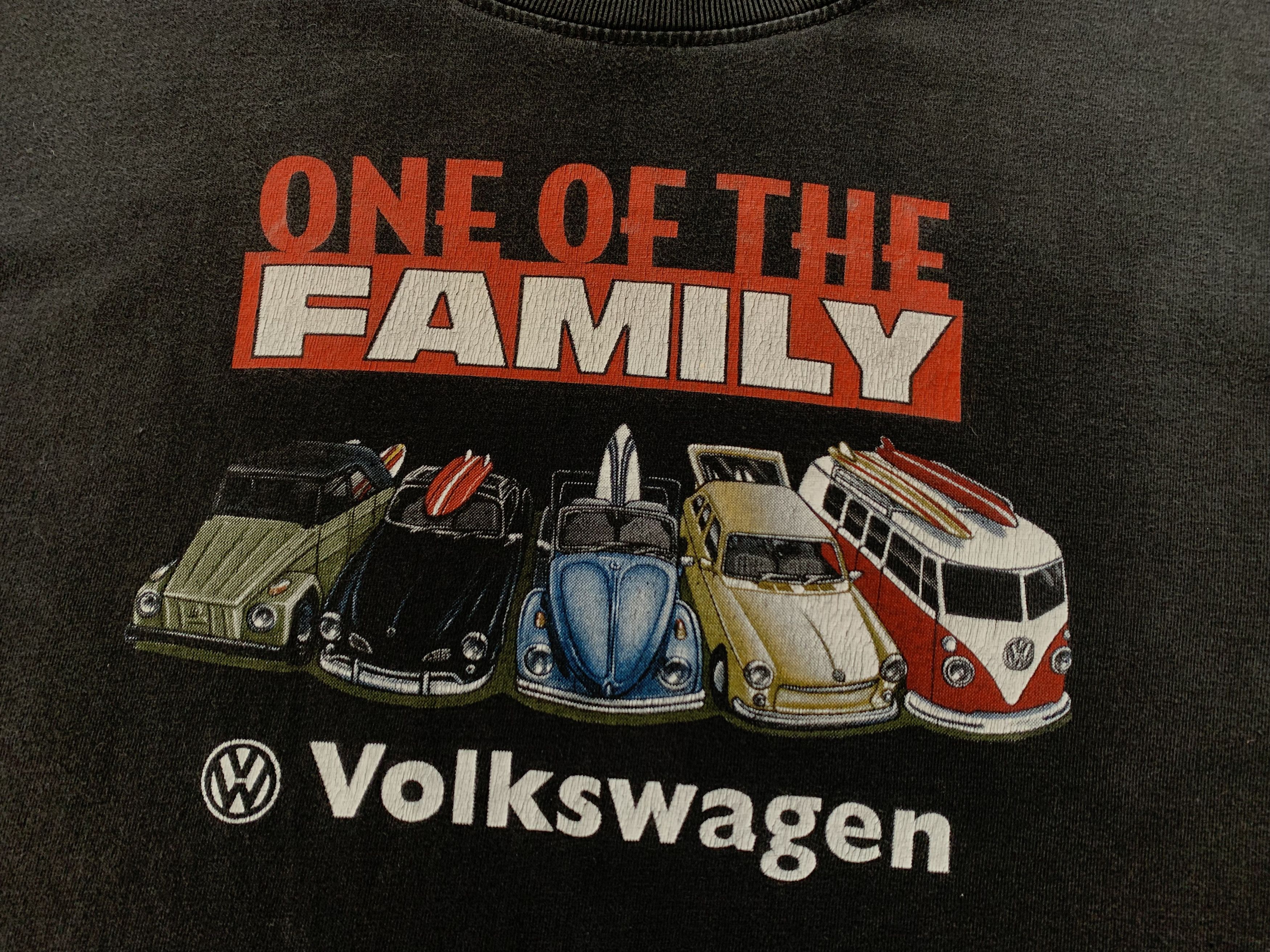 Vintage Volkswagen One Of The Family Vintage T Shirt Size US M / EU 48-50 / 2 - 5 Thumbnail