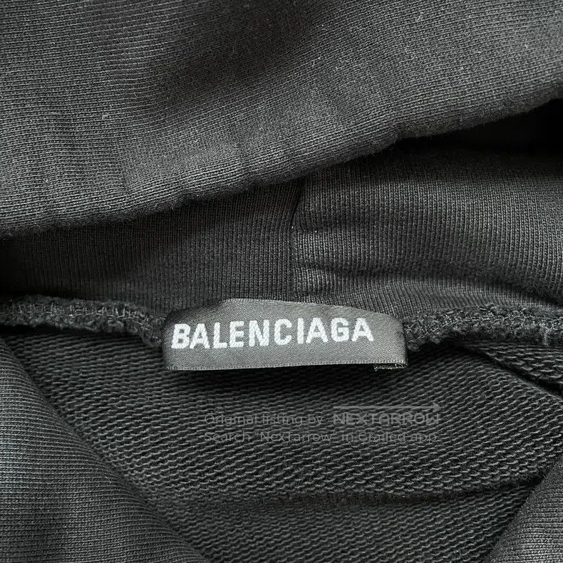 Balenciaga Balenciaga Letter print classic hooded sweatshirt Size US S / EU 44-46 / 1 - 4 Thumbnail