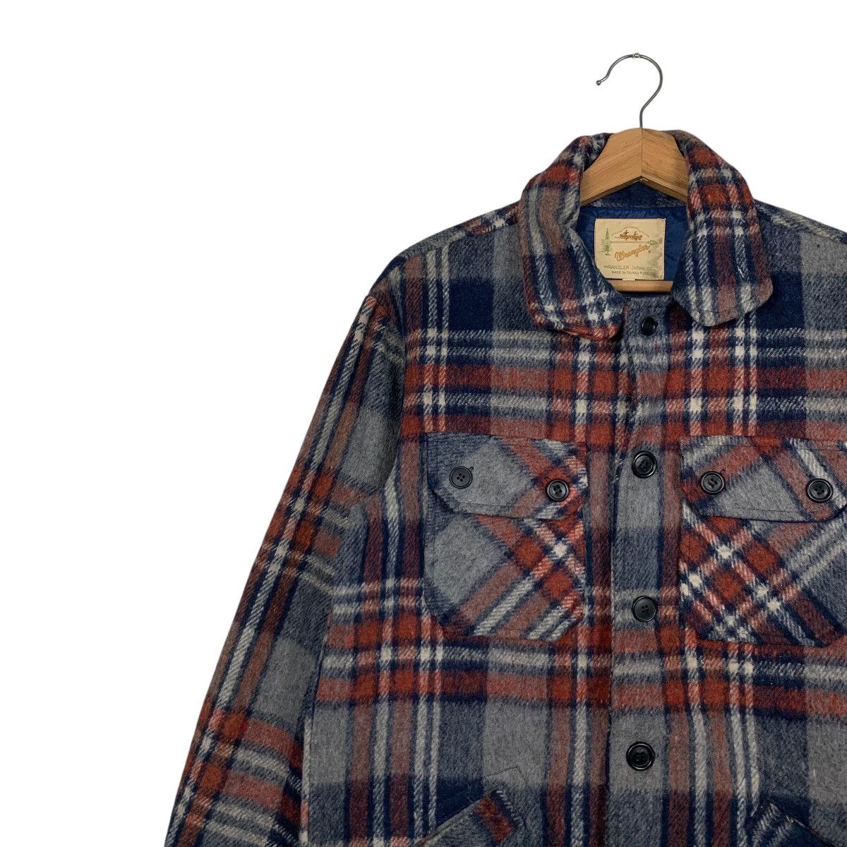 Wrangler Vintage 80’s WRANGLER Tartan Flannel Four Pocket #2556-C115 Size US M / EU 48-50 / 2 - 6 Thumbnail