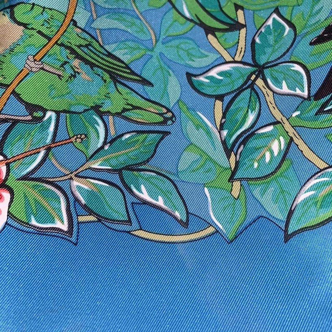 Hermes Hermes 'Jungle Love' Robert Dallet Silk Scarf Size ONE SIZE - 7 Thumbnail
