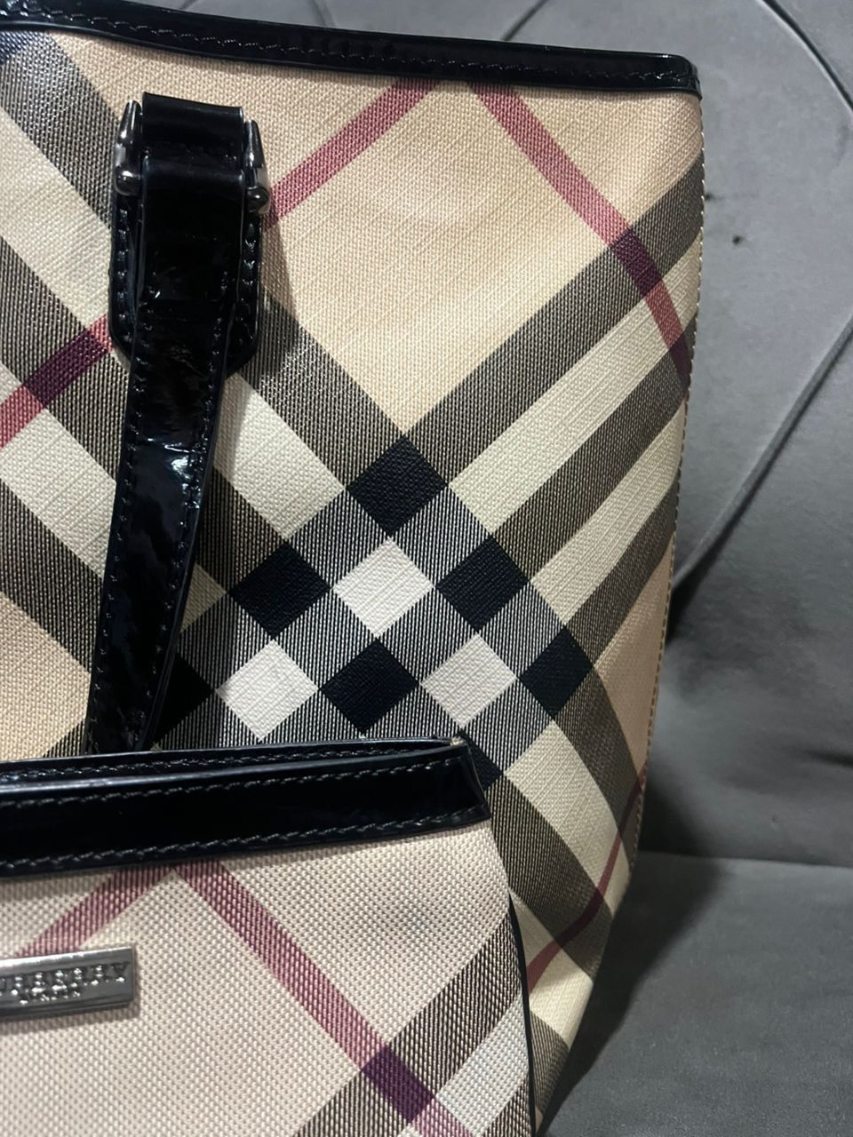 Burberry Authentic Burberry Nova Check Tote Bag Size ONE SIZE - 6 Thumbnail