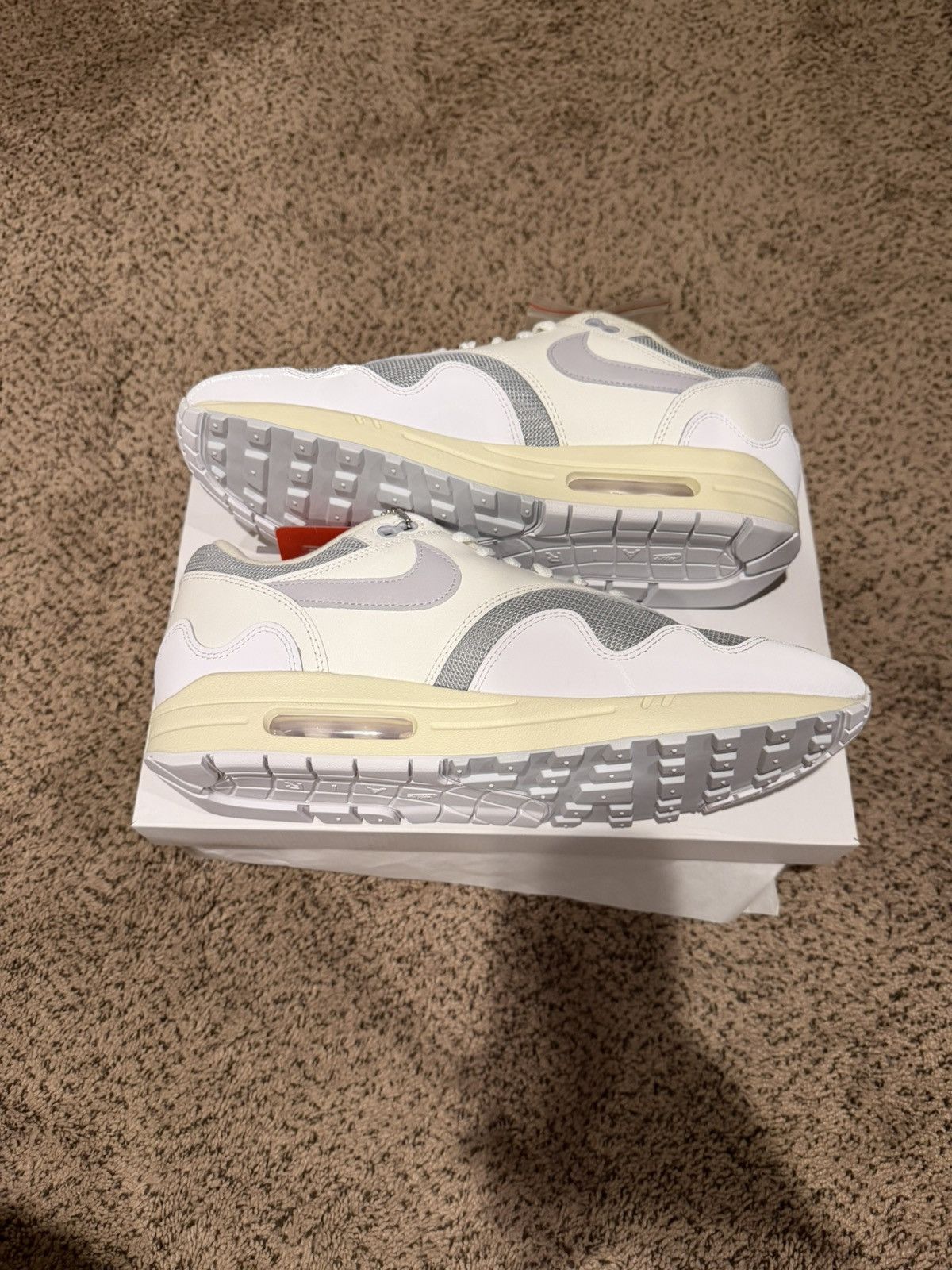 Nike × Patta Nike Air Max 1 Patta Waves White Size US 11 / EU 44 - 6 Thumbnail