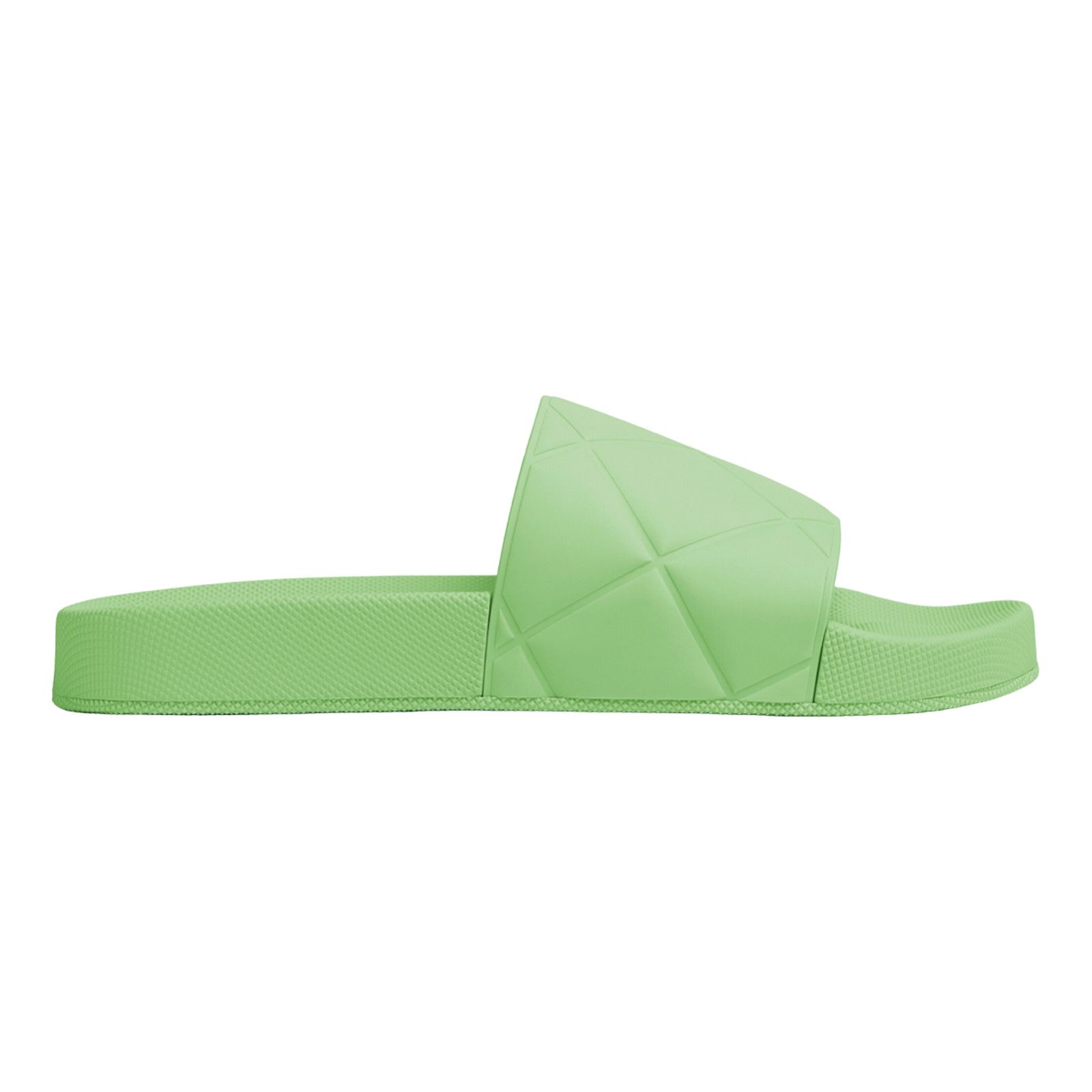Bottega Veneta Bottega Veneta Slider Pistachio Green Quilted Rubber Pool Size US 8 / IT 38 - 1 Thumbnail