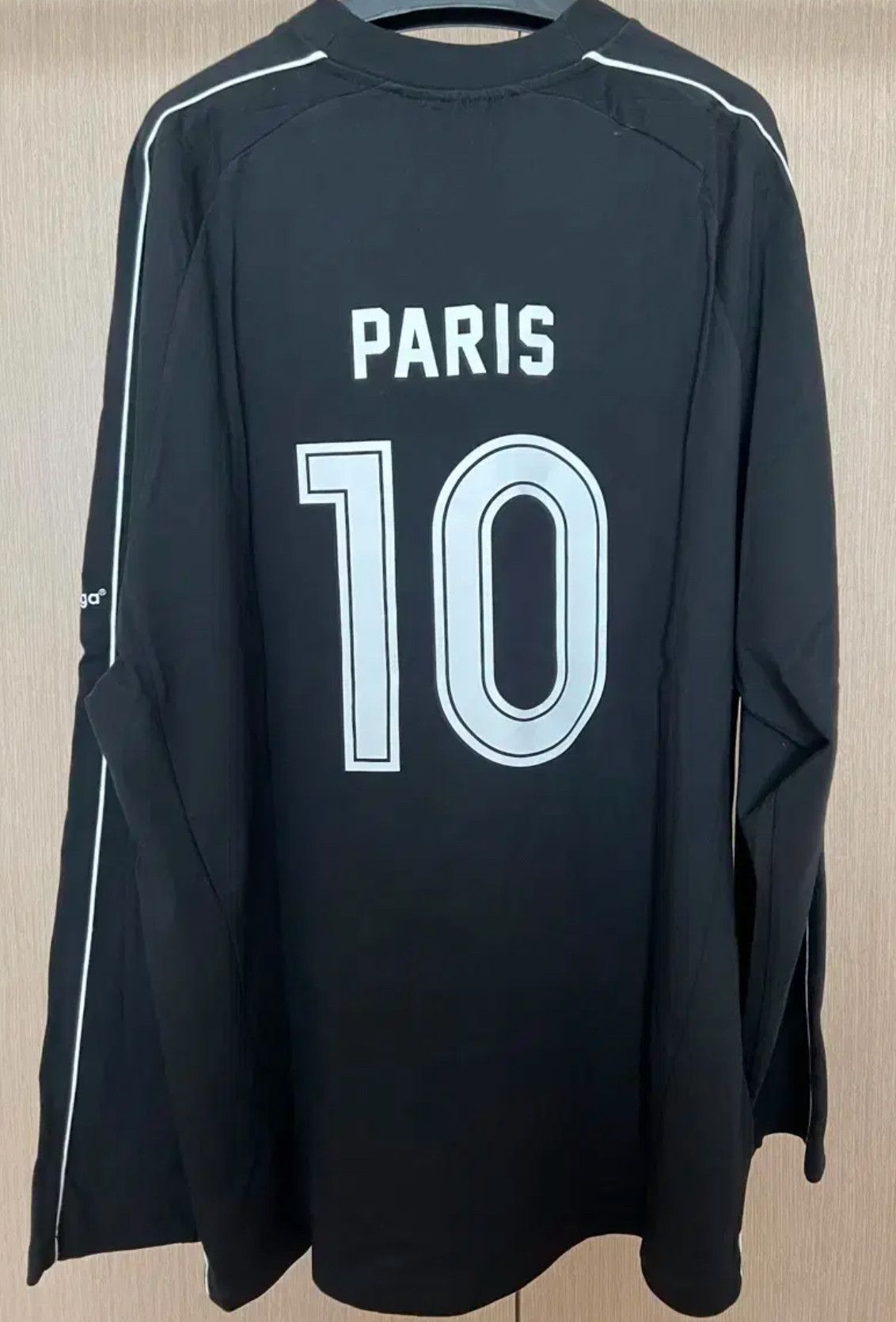 Balenciaga Balenciaga Paris Long Sleeve Soccer Jersey Size US M / EU 48-50 / 2 - 2 Thumbnail
