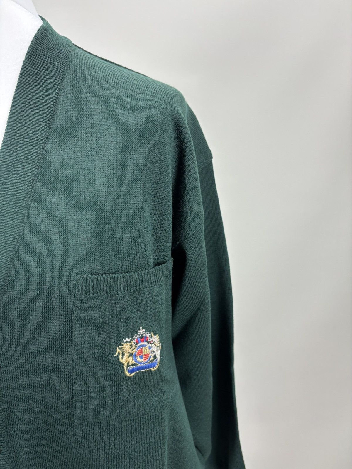 Dalmine Mens cardigan Dalmine Size L/52 Color Green Size US L / EU 52-54 / 3 - 4 Thumbnail