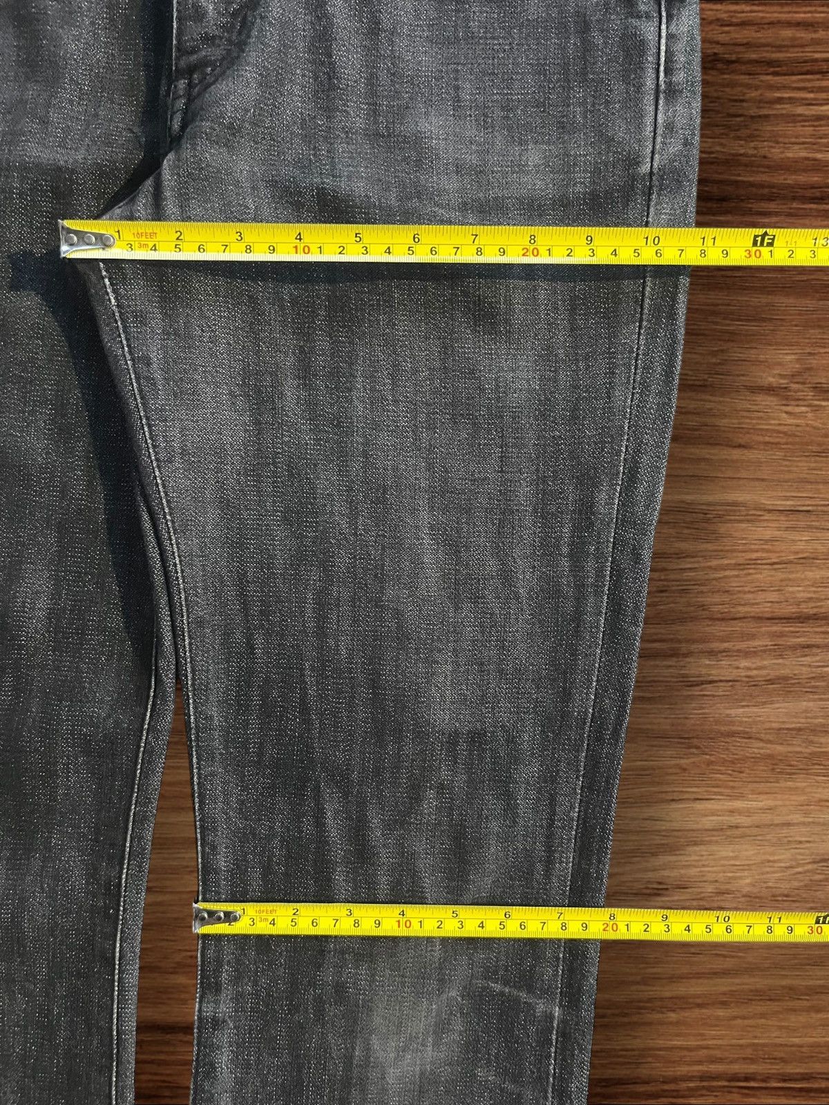 Wrangler Vintage Wrangler Made in Usa Black Wash Mid Rise Flare Jeans Size US 30 / EU 46 - 15 Thumbnail