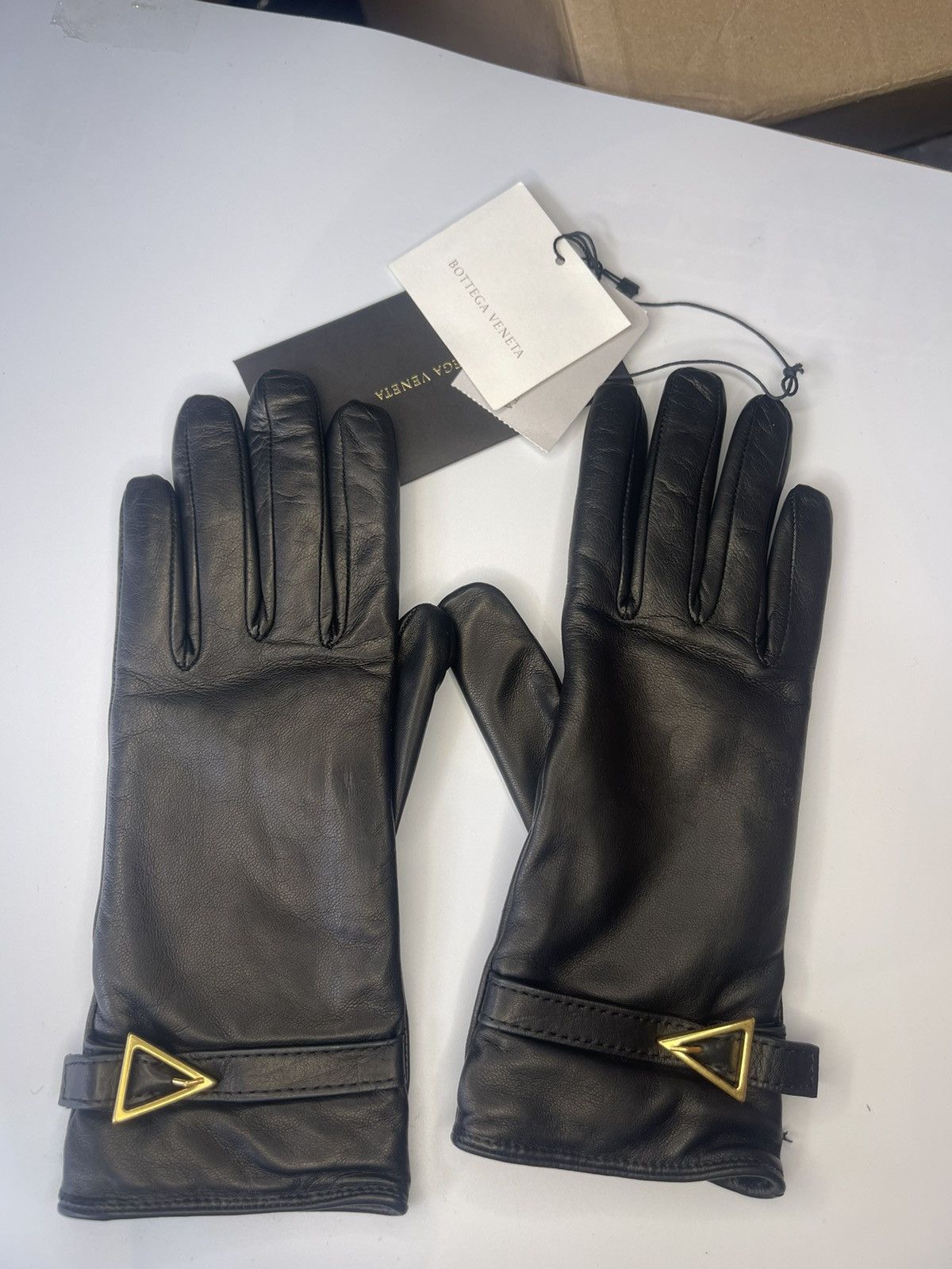Bottega Veneta bottega veneta Leather Gloves Size S RRP $350 Size ONE SIZE - 1 Thumbnail