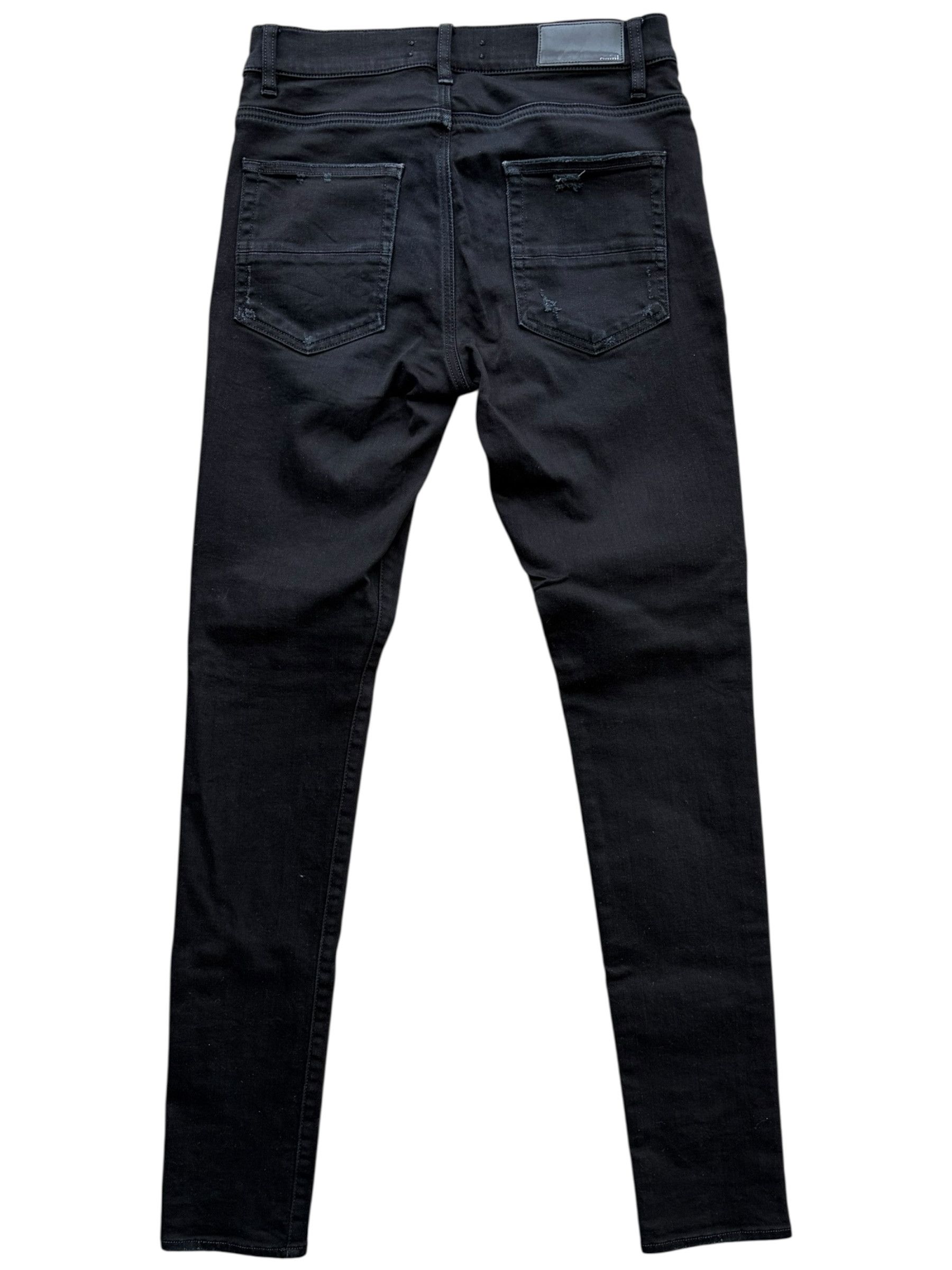 Amiri Amiri Black Stack Skinny Denim Jeans Size US 31 - 2 Thumbnail