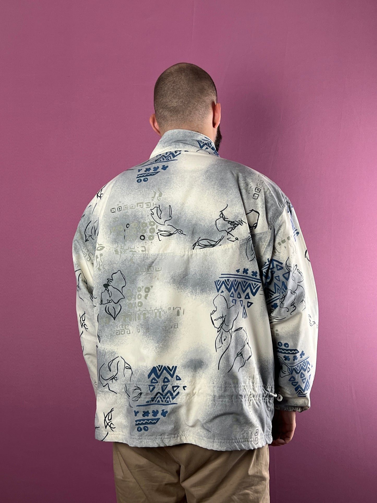 Adidas × Vintage Adidas Originals Vintage Men's Abstract Windbreaker Jacket-L Size US M / EU 48-50 / 2 - 3 Thumbnail