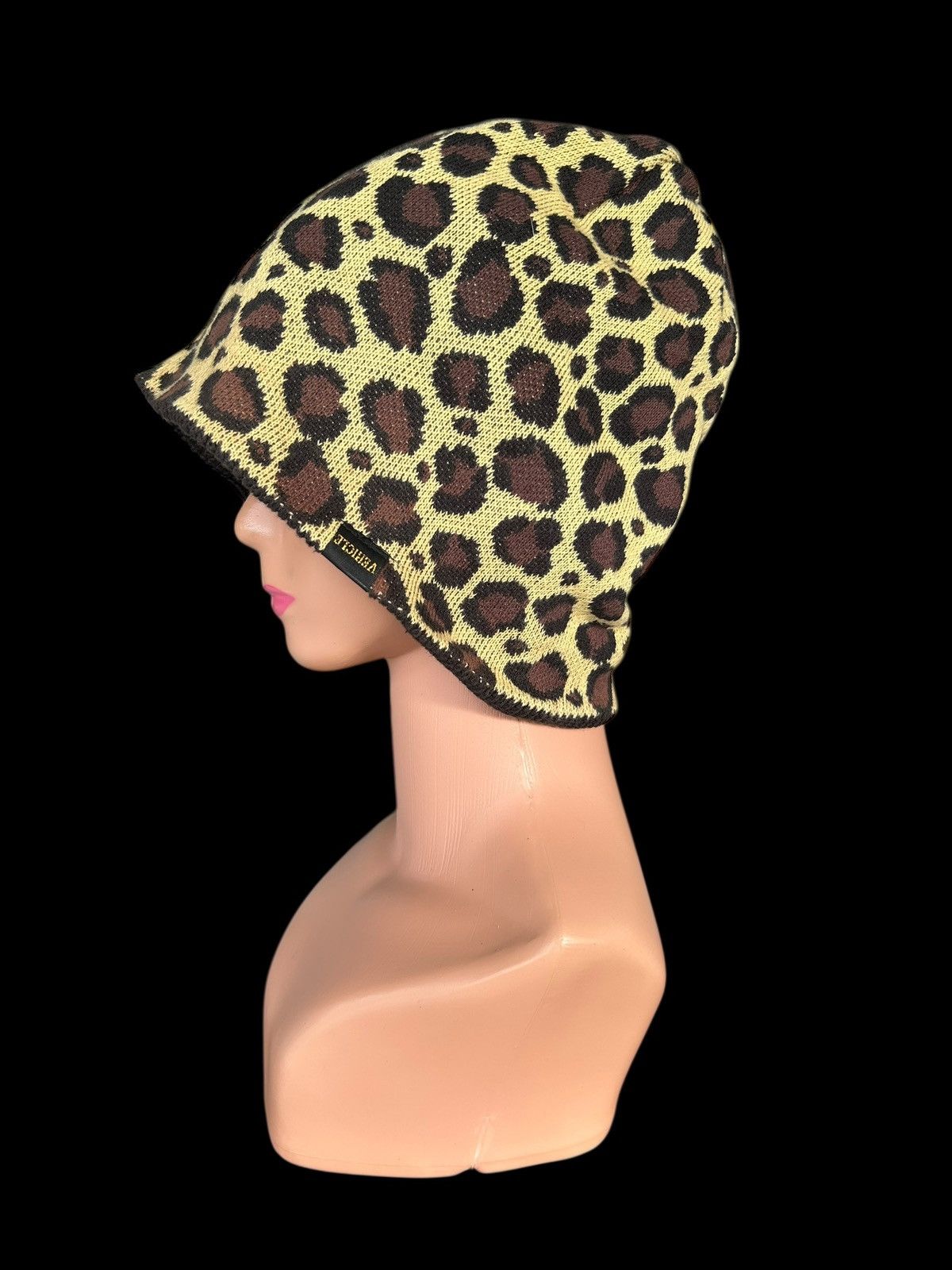 Japanese Brand × Kapital × Vintage Leopard Japanese Punk Bindage Style Reversible Beanie Hats Size ONE SIZE - 2 Thumbnail