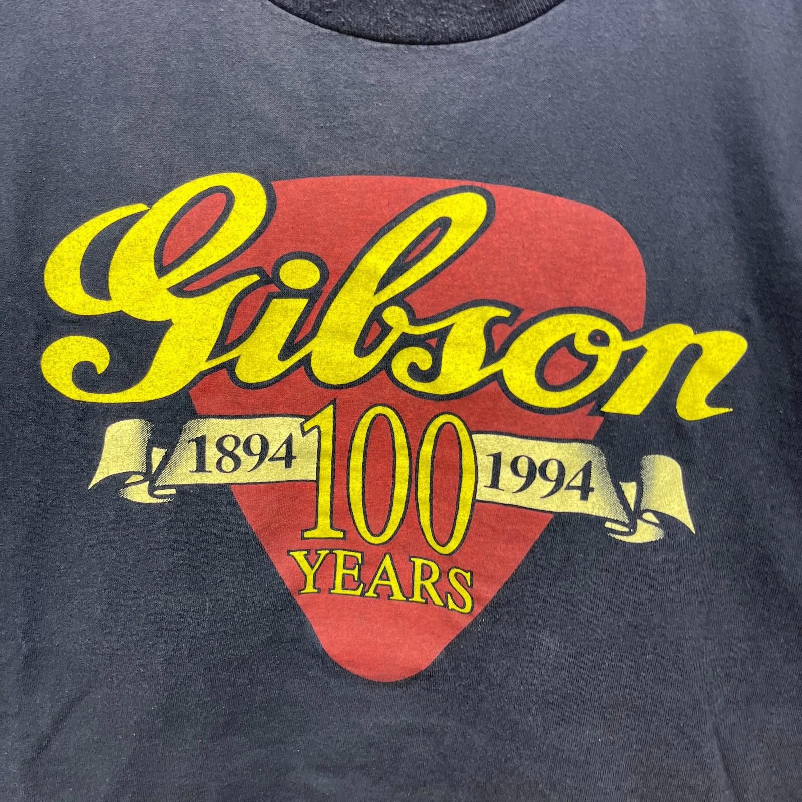 Other Vintage 1994 Gibson Guitar 100 Year T Shirt XL Les Paul Size US XL / EU 56 / 4 - 3 Thumbnail