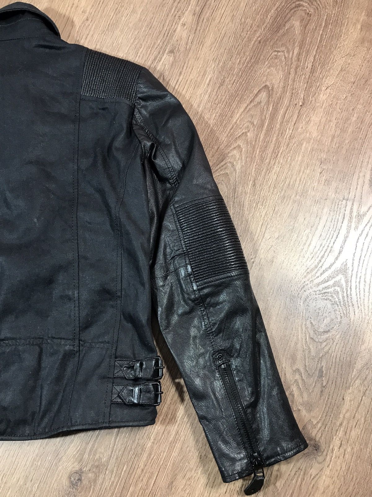 Japanese Brand Leather Denim Mauritius Biker Jacket Size M Size US M / EU 48-50 / 2 - 24 Thumbnail