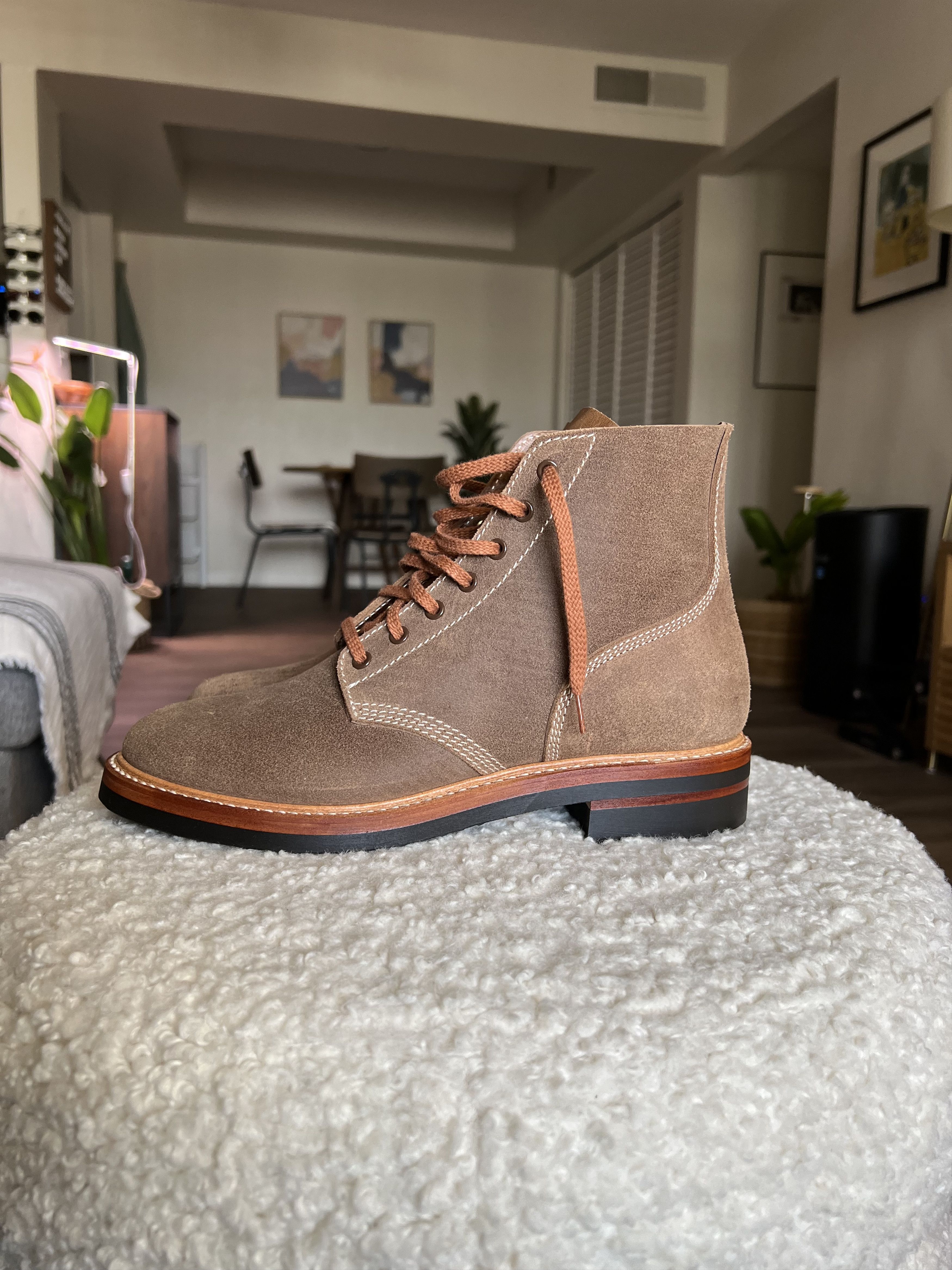 image of John Lofgren M-43 Service Boots in Tan, Men's (Size 8)