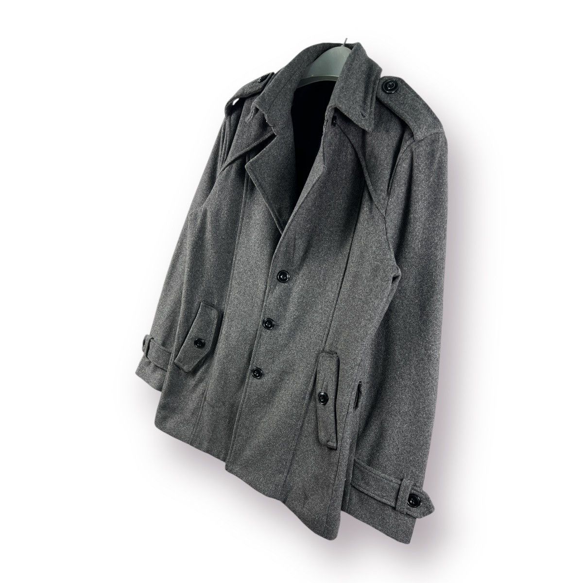 If Six Was Nine × Japanese Brand × semanticdesign 🔥 Semantic Design wool Coat Size US S / EU 44-46 / 1 - 2 Thumbnail