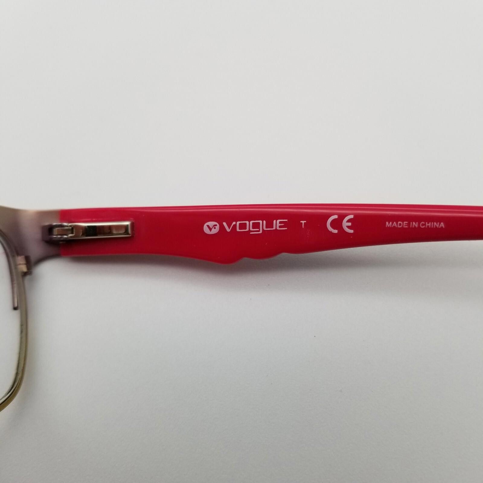 Vogue Vogue Eyeglasses FRAMES ONLY VO 3918 934 52-17-135 Pink Y969 Size ONE SIZE - 7 Thumbnail