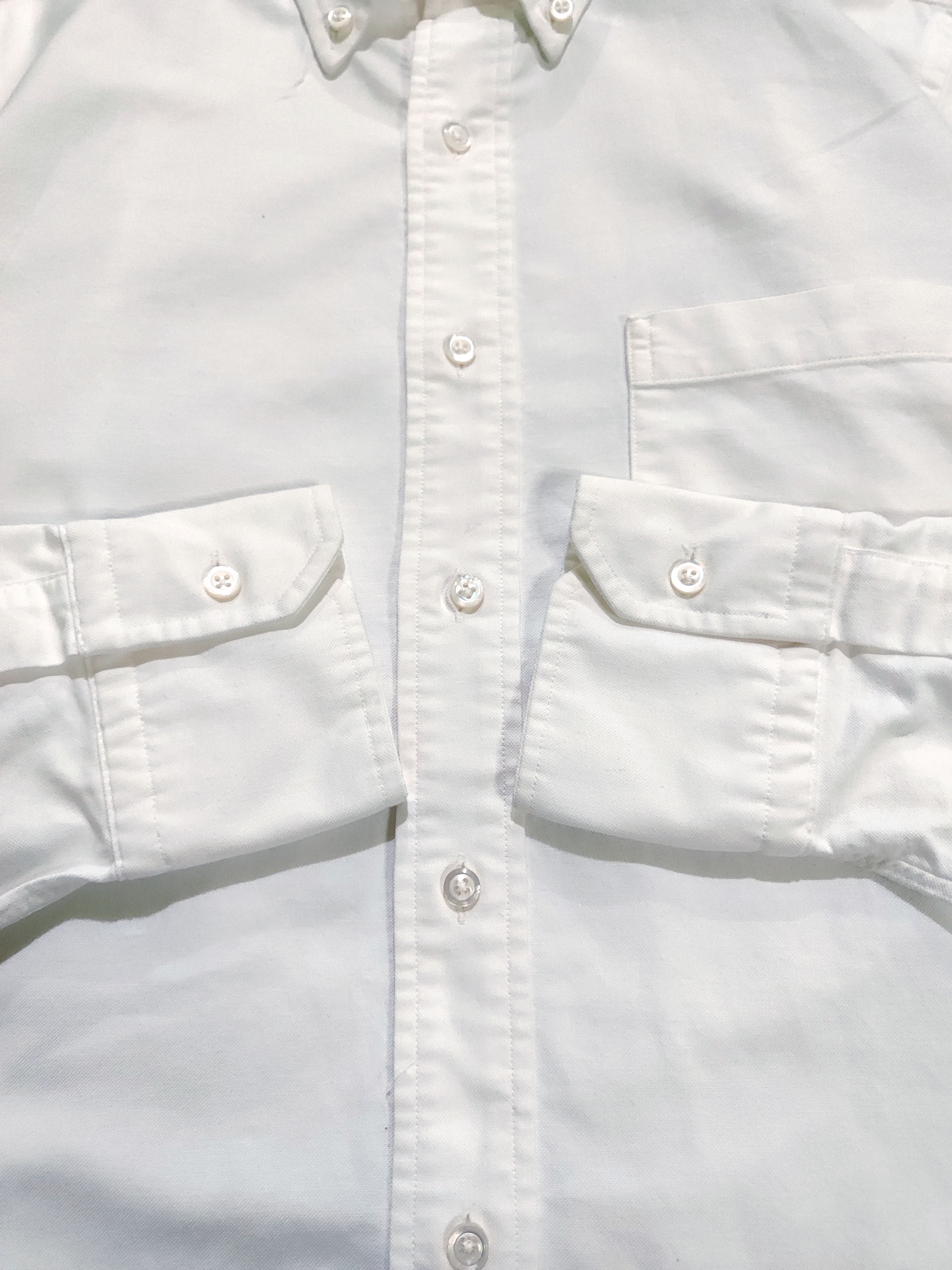 Thom Browne Thom Browne White Oxford Shirts Button Up Size US M / EU 48-50 / 2 - 5 Thumbnail