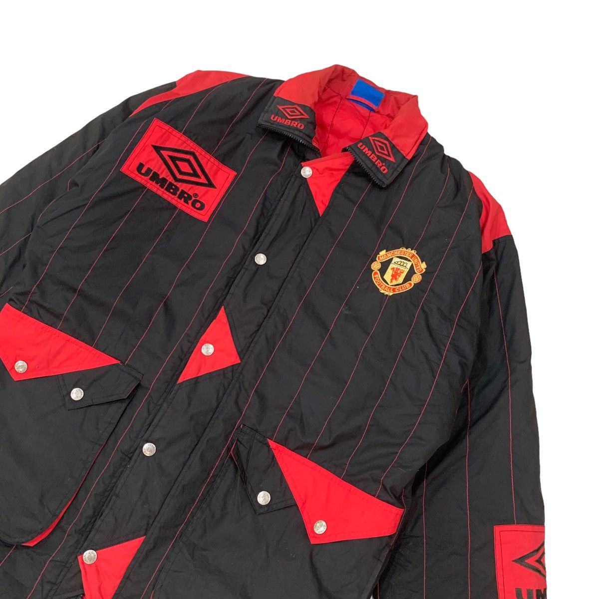 Umbro 🔥Vintage 90s Manchester United Umbro Training Jacket Size US M / EU 48-50 / 2 - 6 Thumbnail