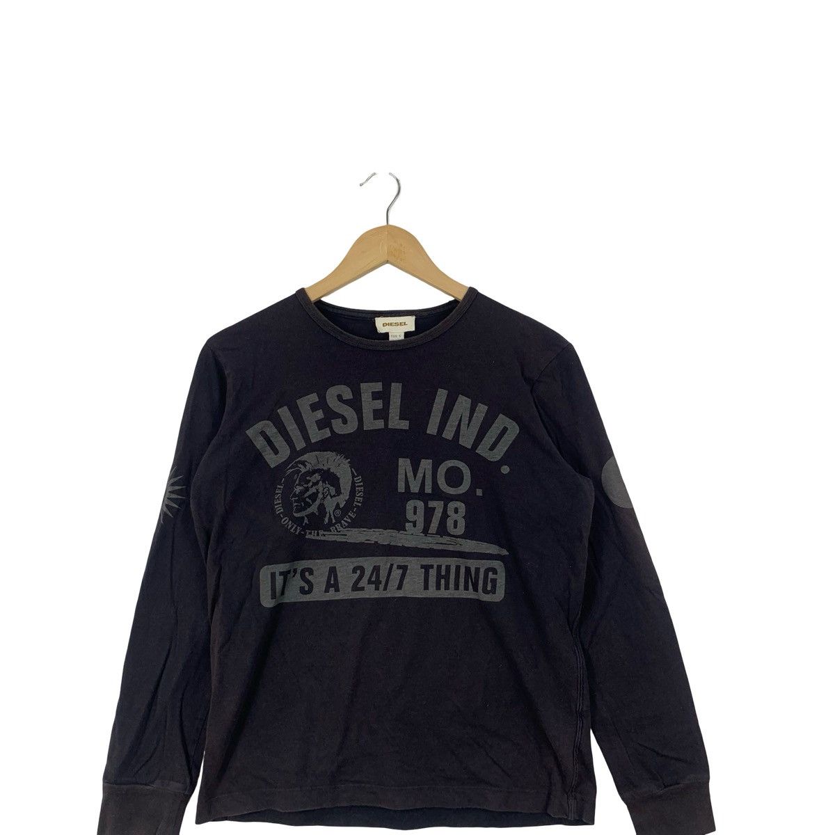Diesel DIESEL IND Mo 978 Collection Tee Shirt Top Long Sleeve Size US S / EU 44-46 / 1 - 4 Thumbnail