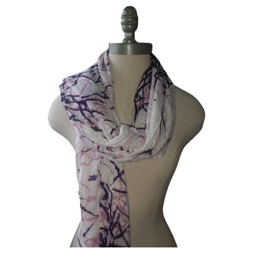 Other CT1590 Tilo Oversized White, Pink and Purple Wrap Size ONE SIZE - 1 Thumbnail