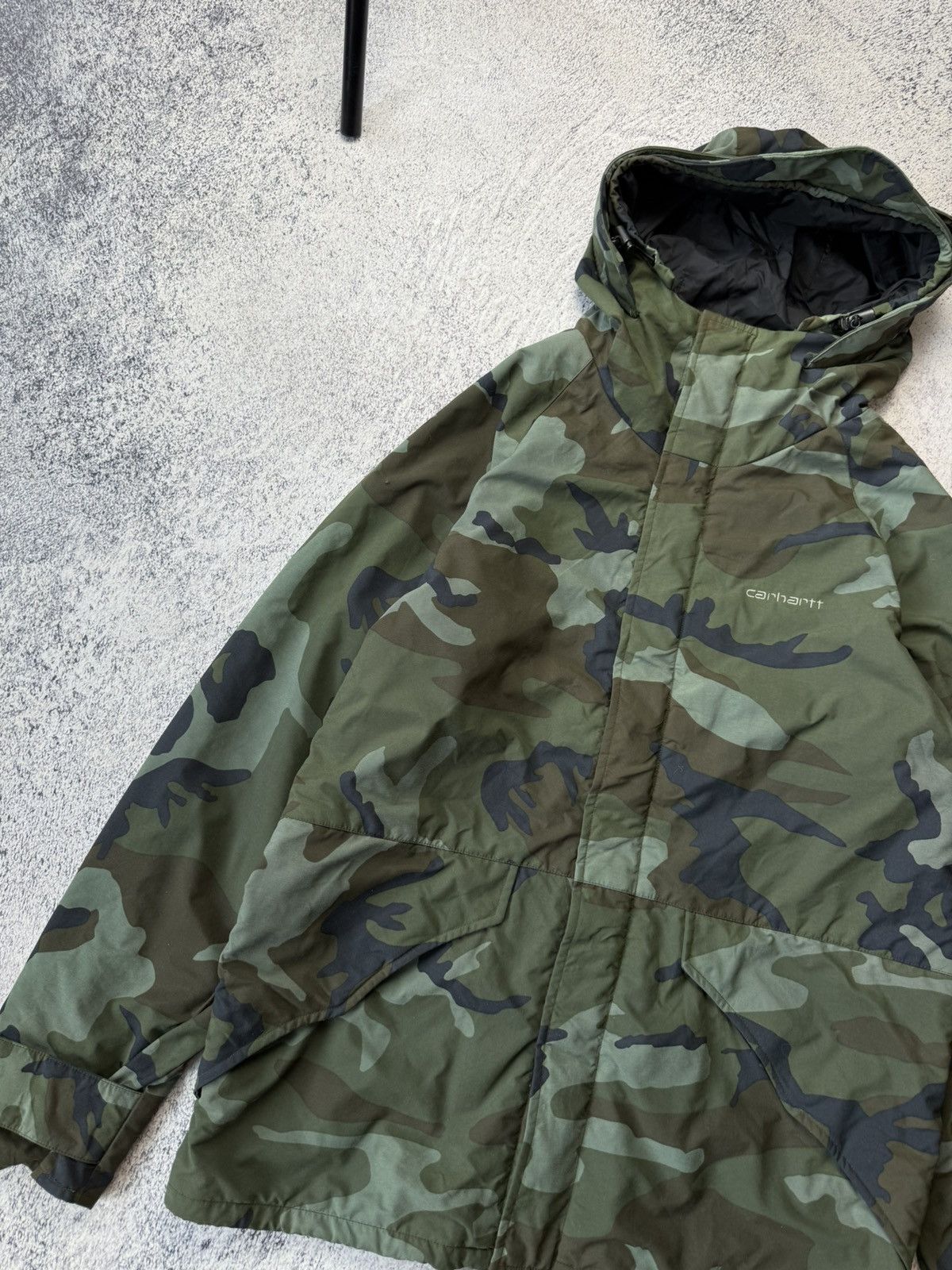 Carhartt Vintage: Carhartt Wax Camo Jacket Y2K Size US S / EU 44-46 / 1 - 9 Thumbnail