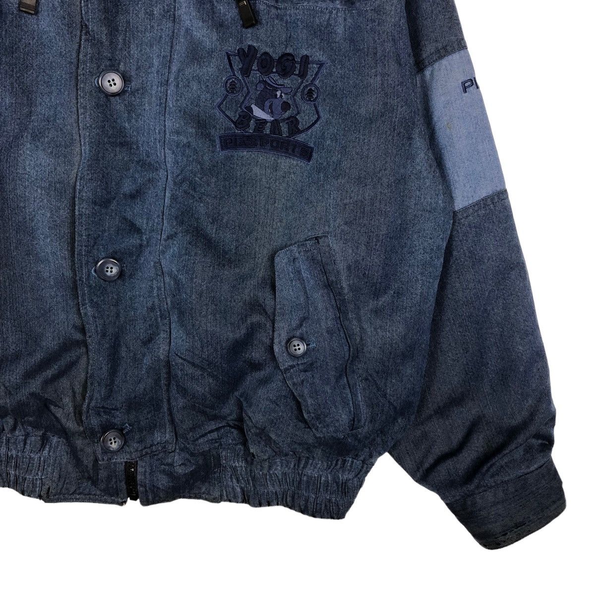 Japanese Brand 🔥Vintage Bomber Jacket Pia Sports Big Logo Issey Miyake Size US M / EU 48-50 / 2 - 5 Thumbnail