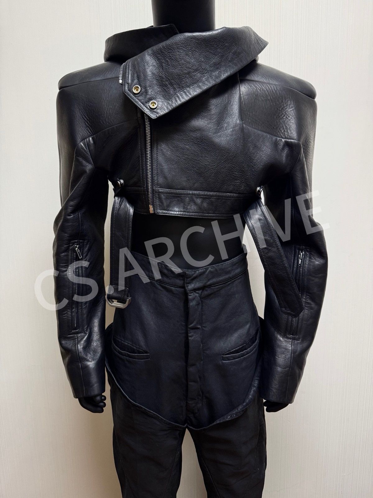 Rick Owens Rick owens 25SS Micro stooges Leather jacket Size US M / EU 48-50 / 2 - 3 Thumbnail