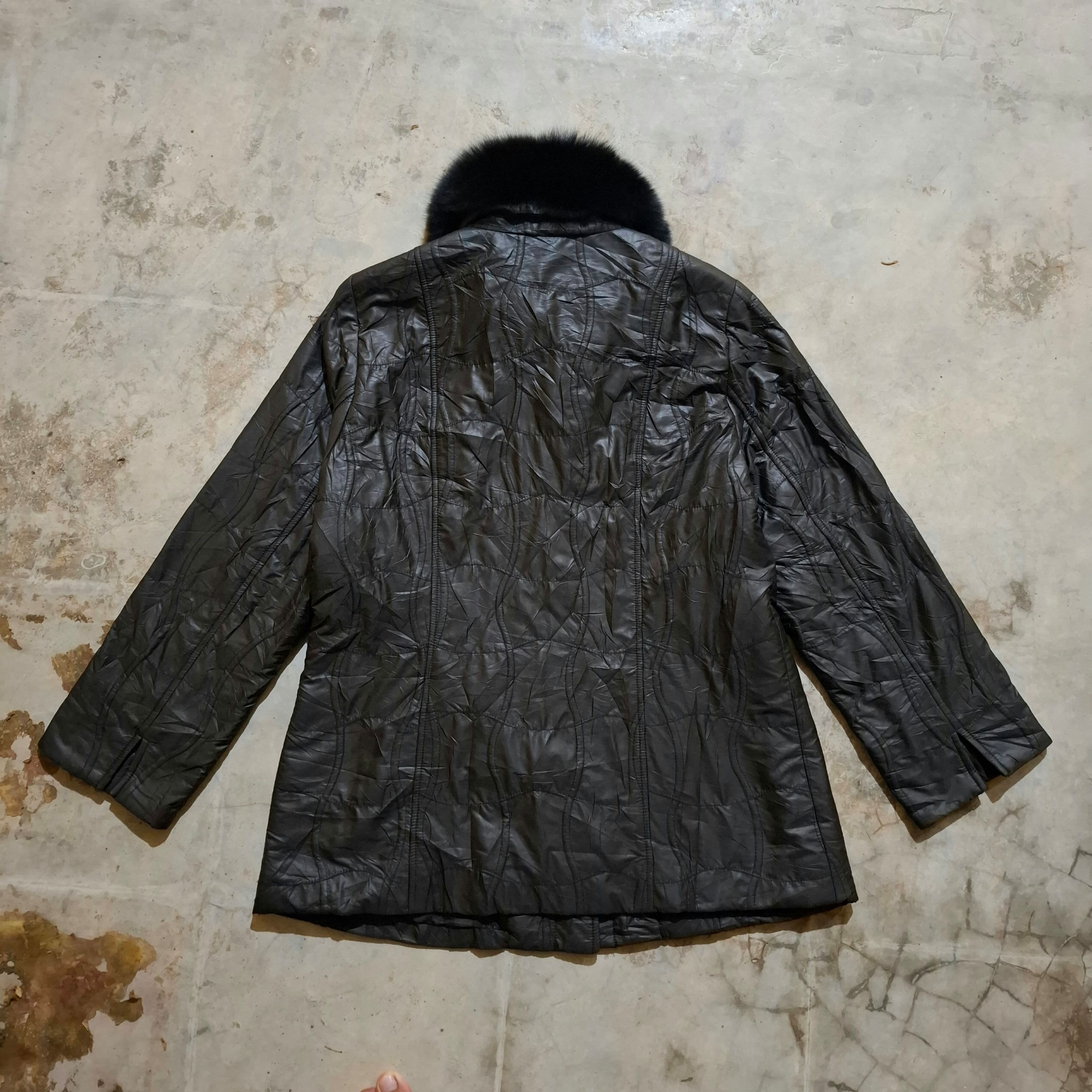 Japanese Brand Vtg Japanese Quilted Fur Jacket lgb if six was nine style Size L / US 10 / IT 46 - 14 Thumbnail