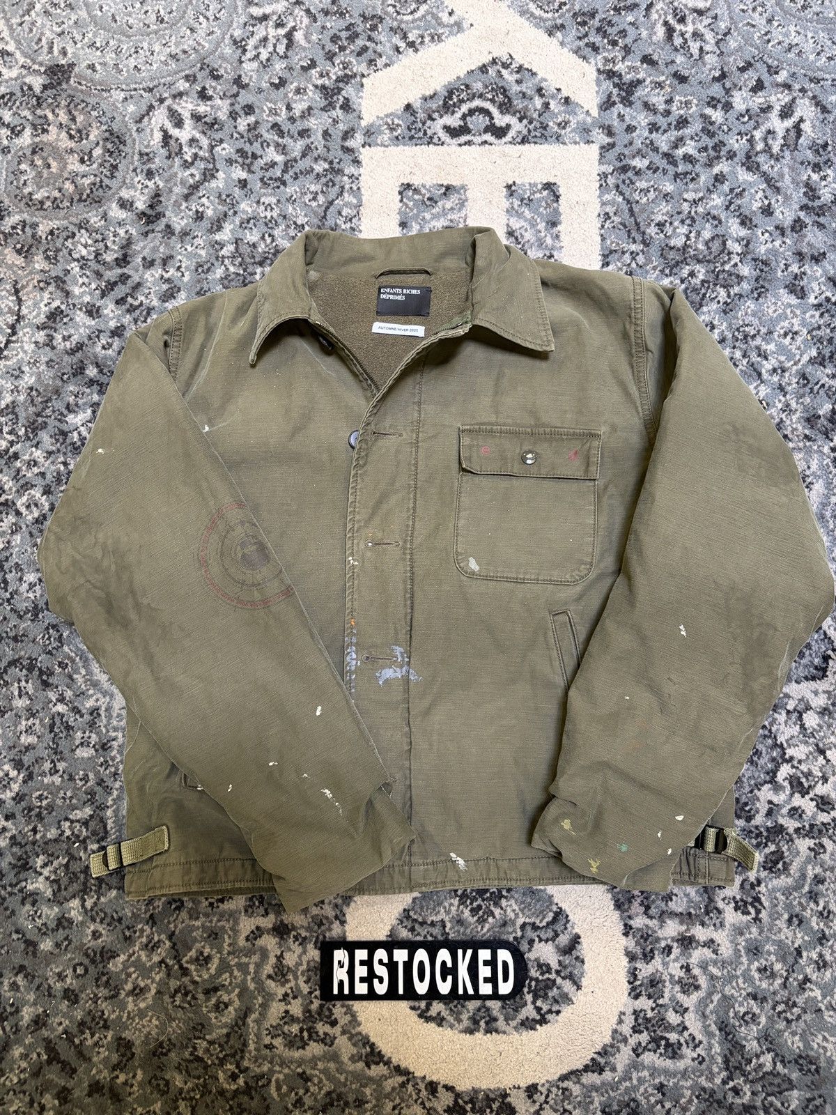 NEW ERD Need To Suffer N35 Jacket Faded Green