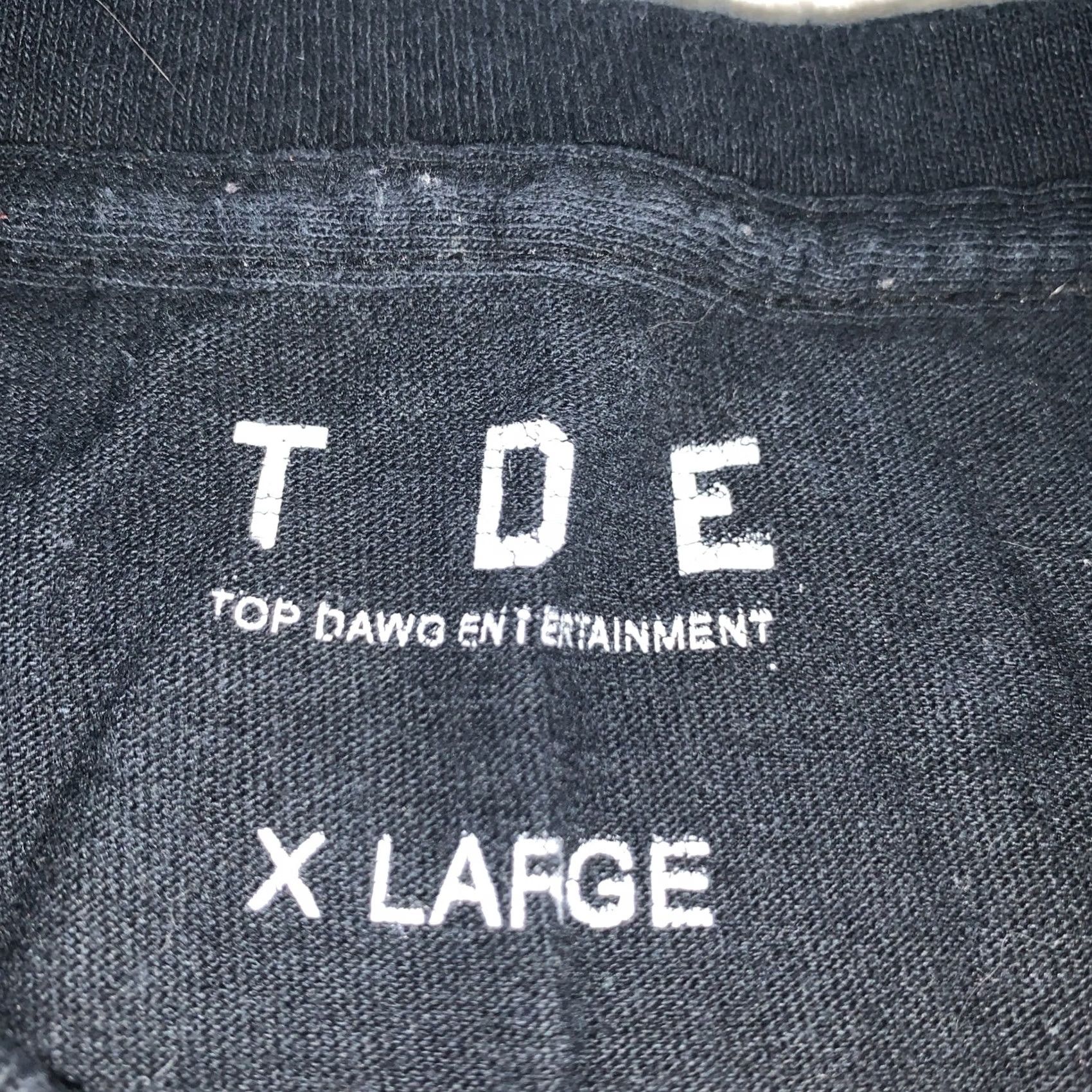 Vintage TDE Shirt XL Men Black Short Sleeve Crew Neck Cotton Blank Face Tour RARE Size US XL / EU 56 / 4 - 6 Thumbnail