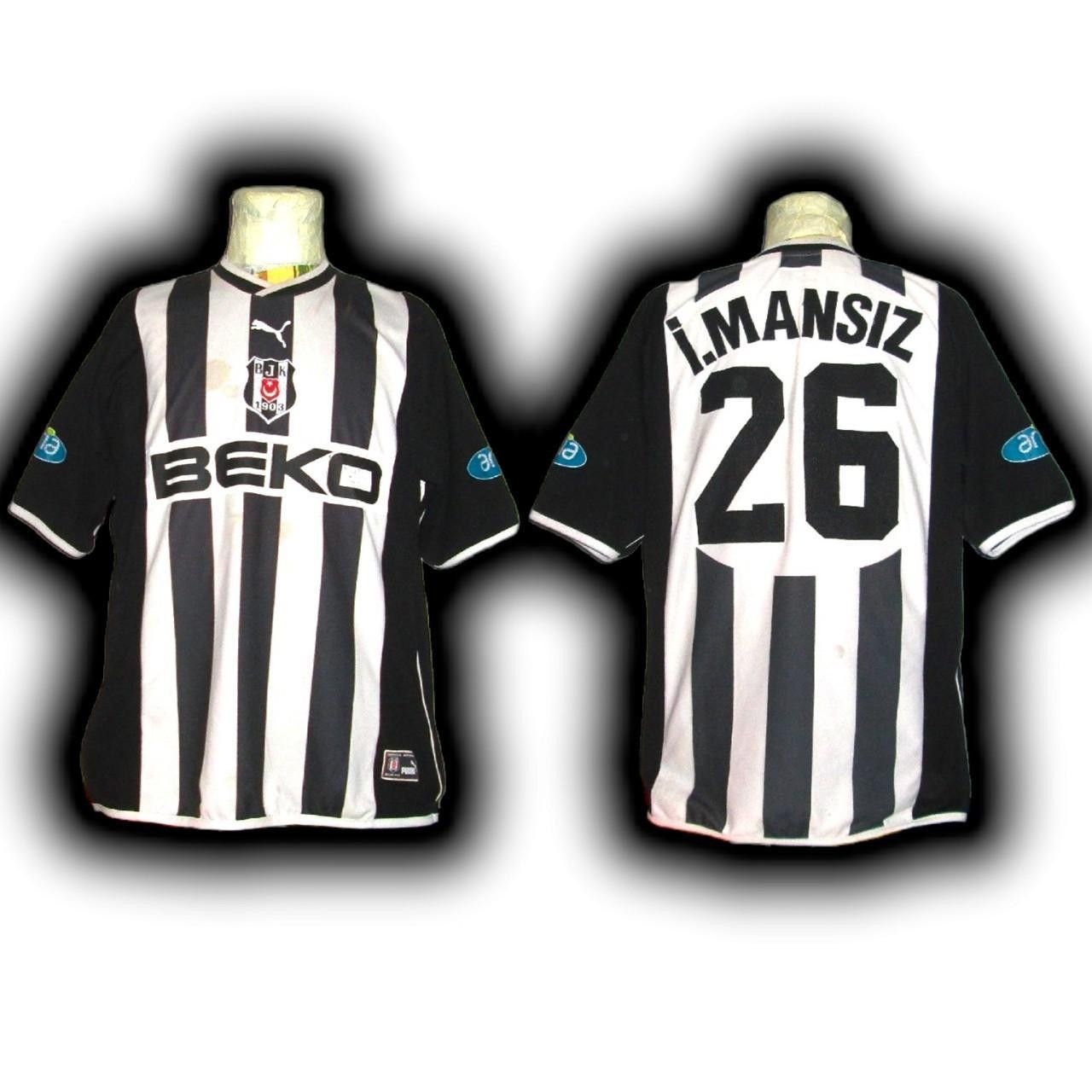 Puma BJK Besiktas Turkey 2001 2002 AWAY shirt jersey Size US L / EU 52-54 / 3 - 1 Thumbnail