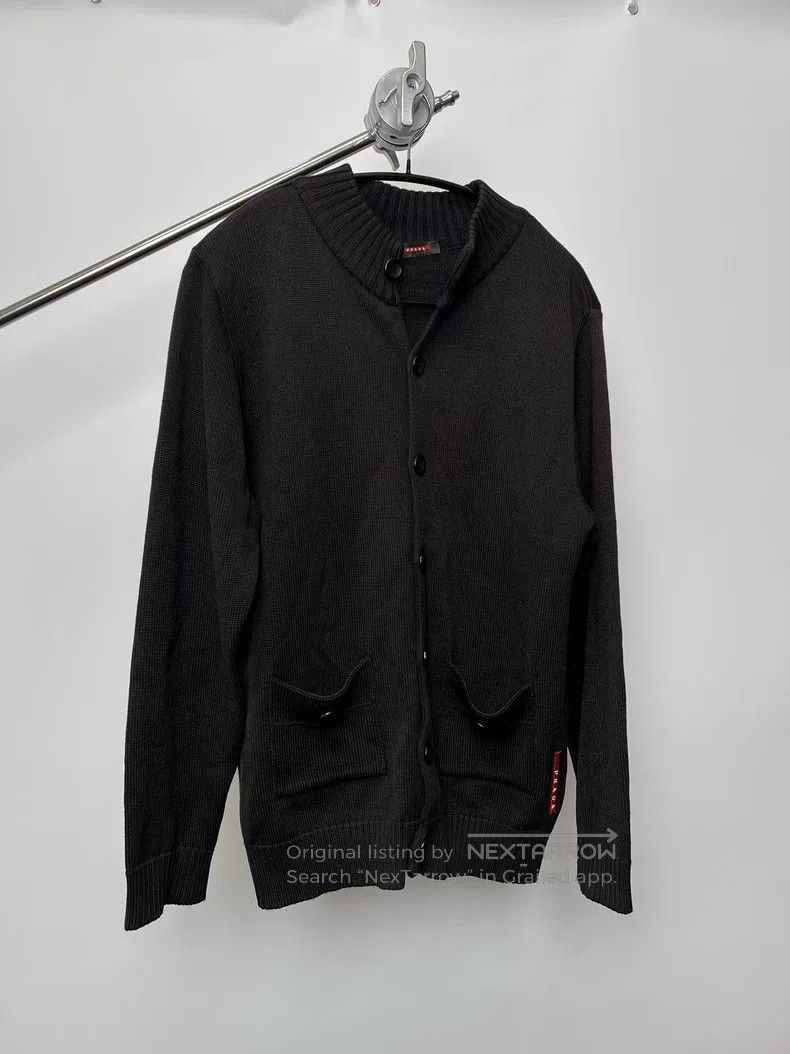 Prada Prada Red Label Knit Cardigan Size US L / EU 52-54 / 3 - 2 Thumbnail