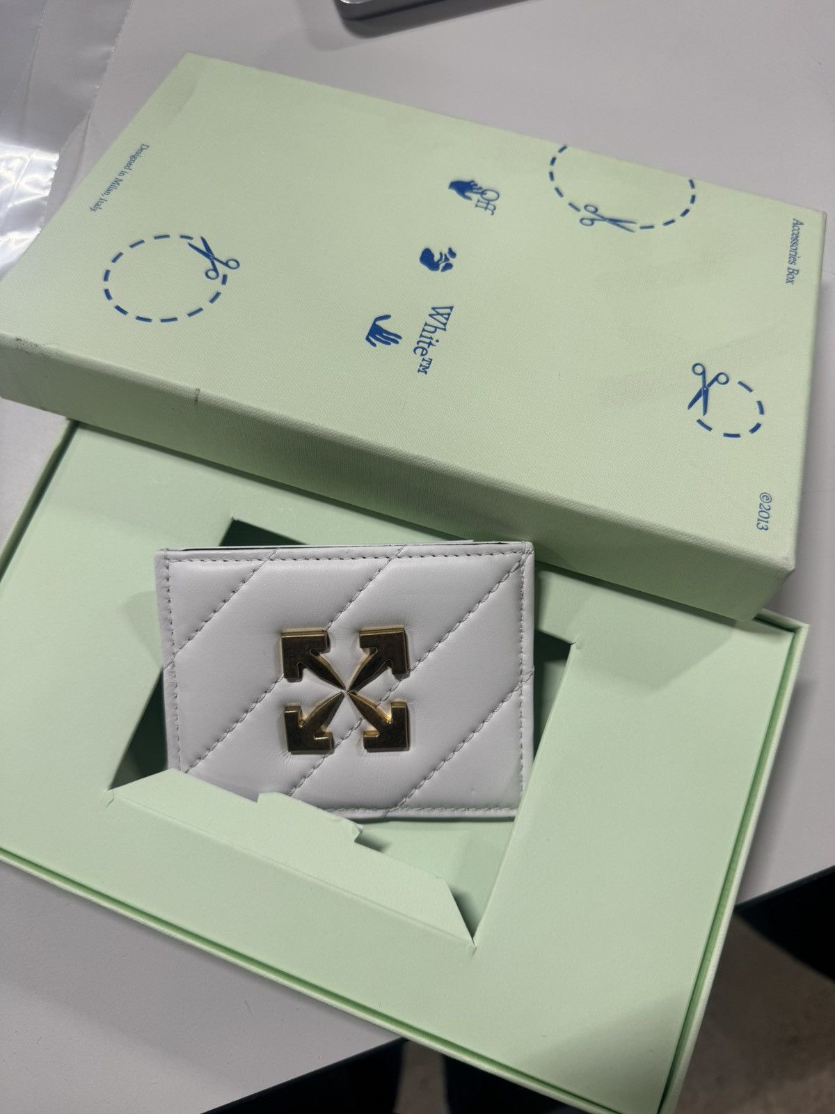 Off-White Jackhammer Card Holder NEW 450$