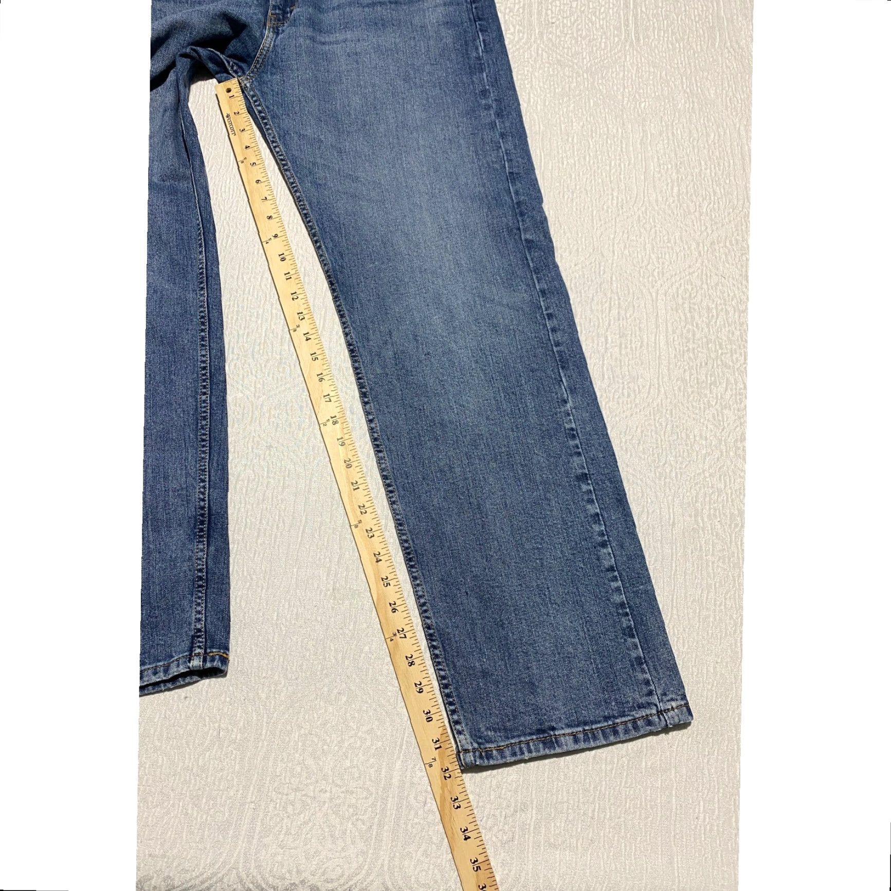 Levi's Levi's 505 Jeans Straight Men W40/L32 Medium Wash Denim Size US 40 / EU 56 - 7 Thumbnail