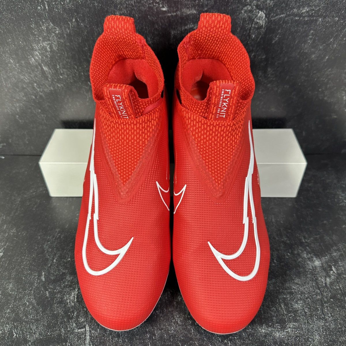 Nike ALPHA MENACE ELITE 3 UNIVERSITY RED FOOTBALL CLEATS FLYKNIT Size US 9 / EU 42 - 2 Thumbnail
