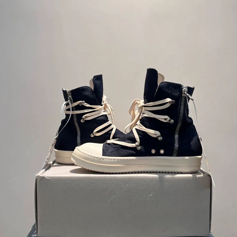 Rick Owens Rick Owens Secondary Line Nylon Material Five Star Convers Size US 9.5 / EU 42-43 - 4 Thumbnail