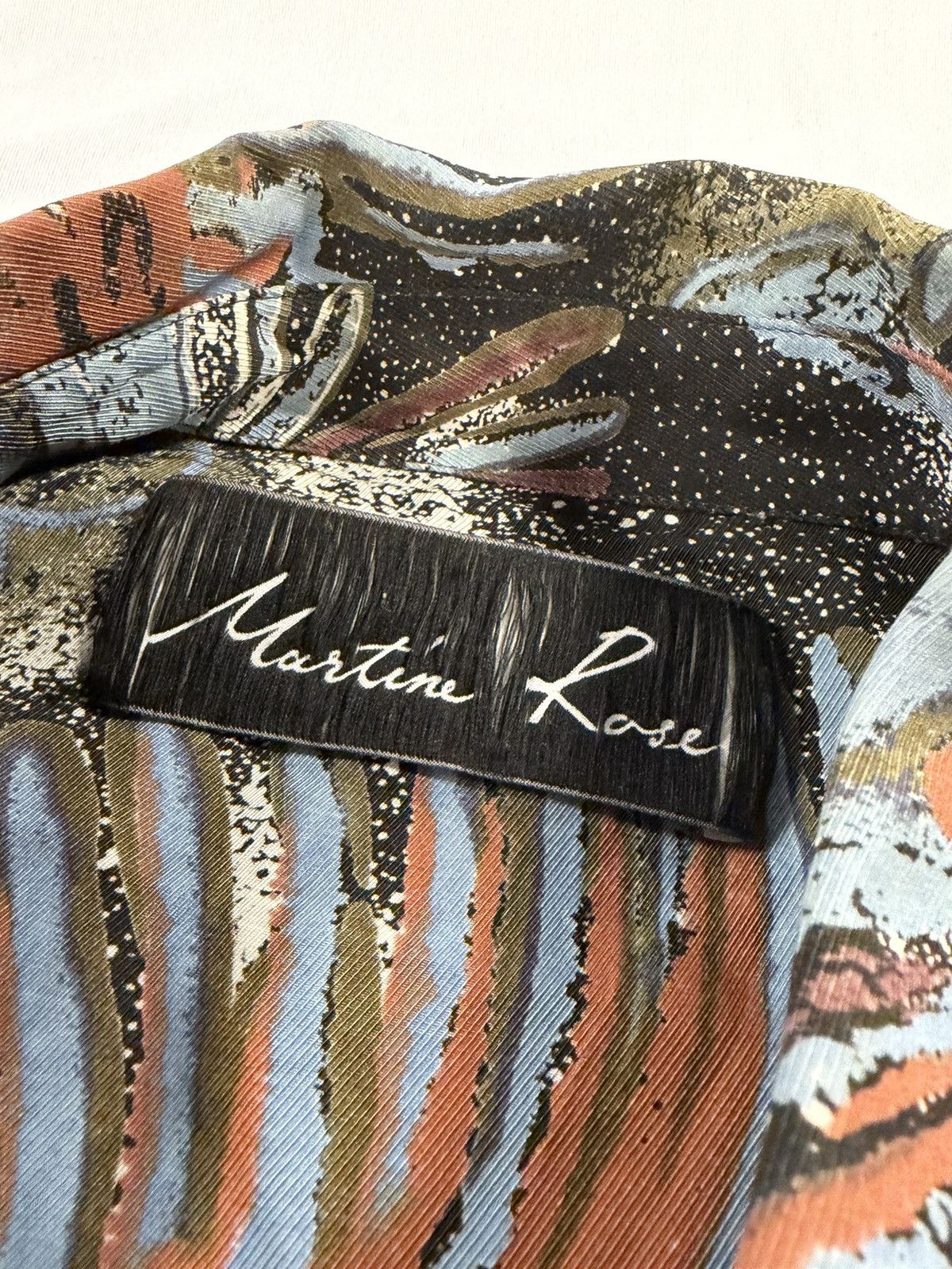 Martine Rose Martine Rose Be Seen SS19 Floral Long Sleeve Viscose Shirt L Size US L / EU 52-54 / 3 - 5 Thumbnail