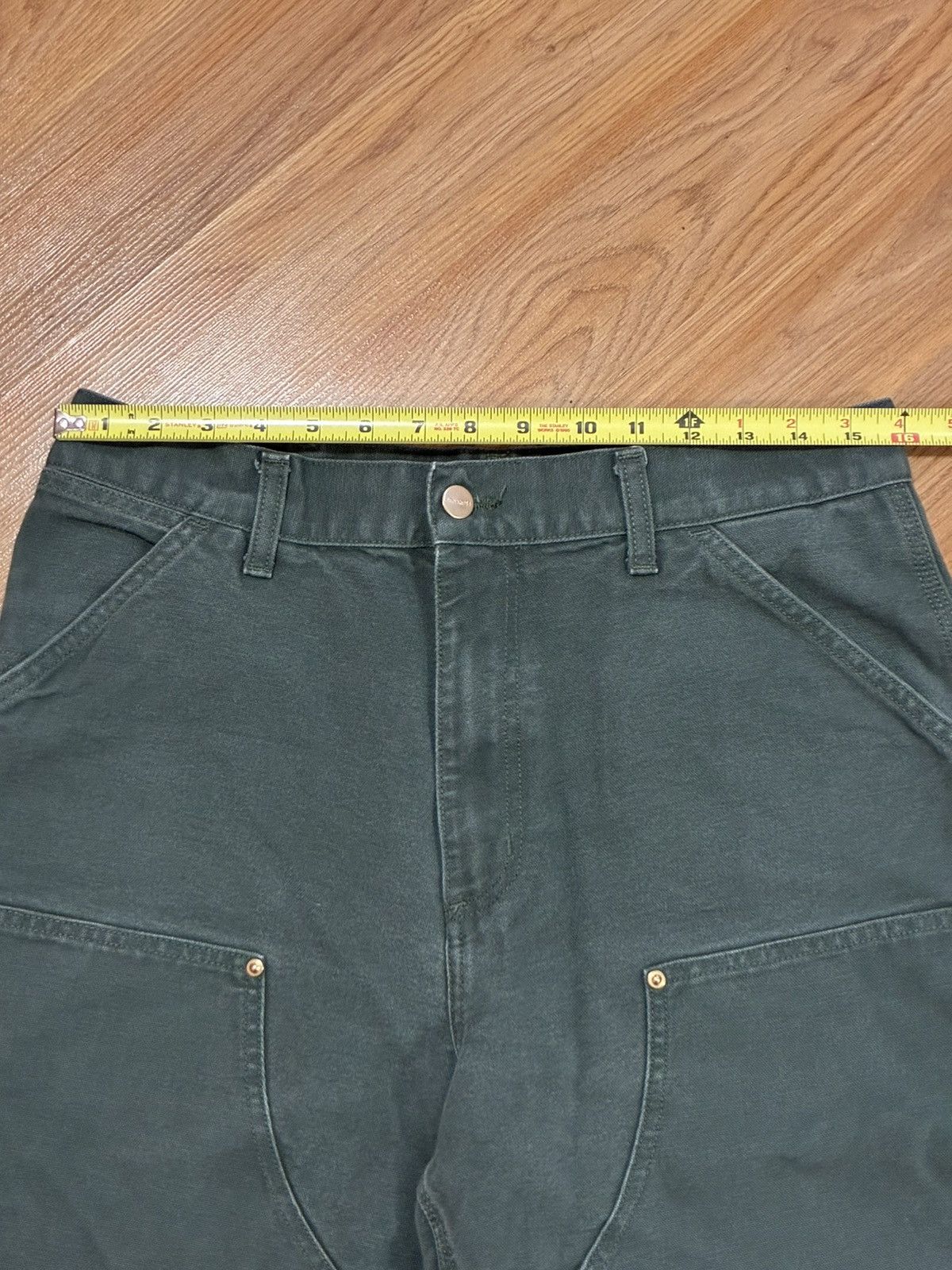 Carhartt Wip 31x32 Carhartt WIP Double Knee Stone Washed Canvas Pant Fade Size US 31 - 8 Thumbnail