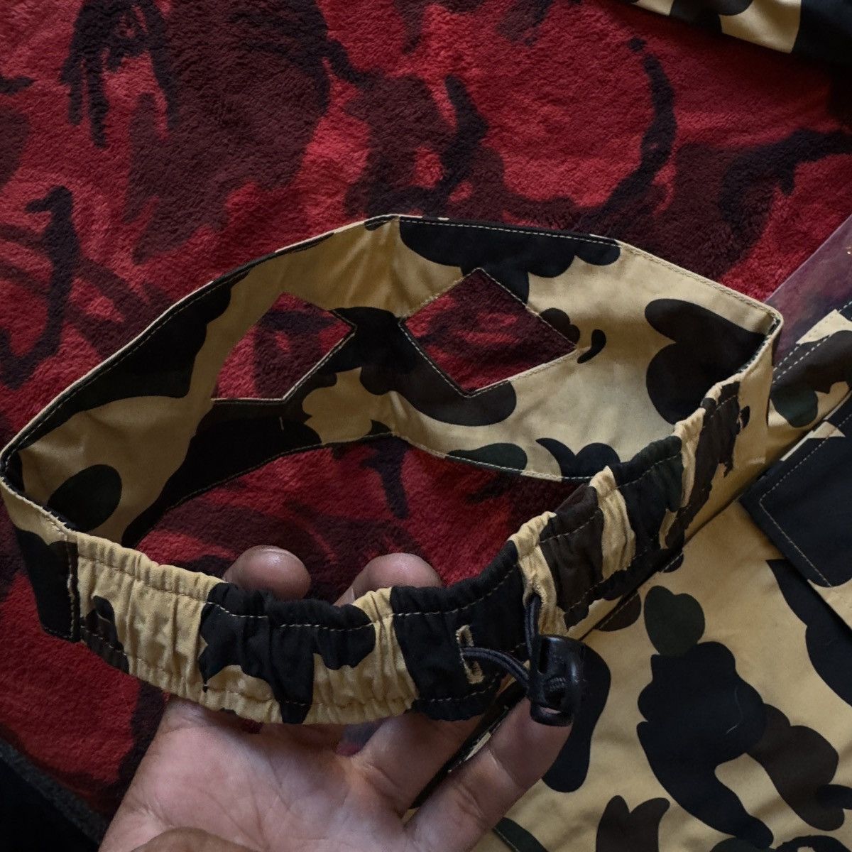 Bape BAPE yellow abc camo shirt windbreaker Size US L / EU 52-54 / 3 - 12 Thumbnail