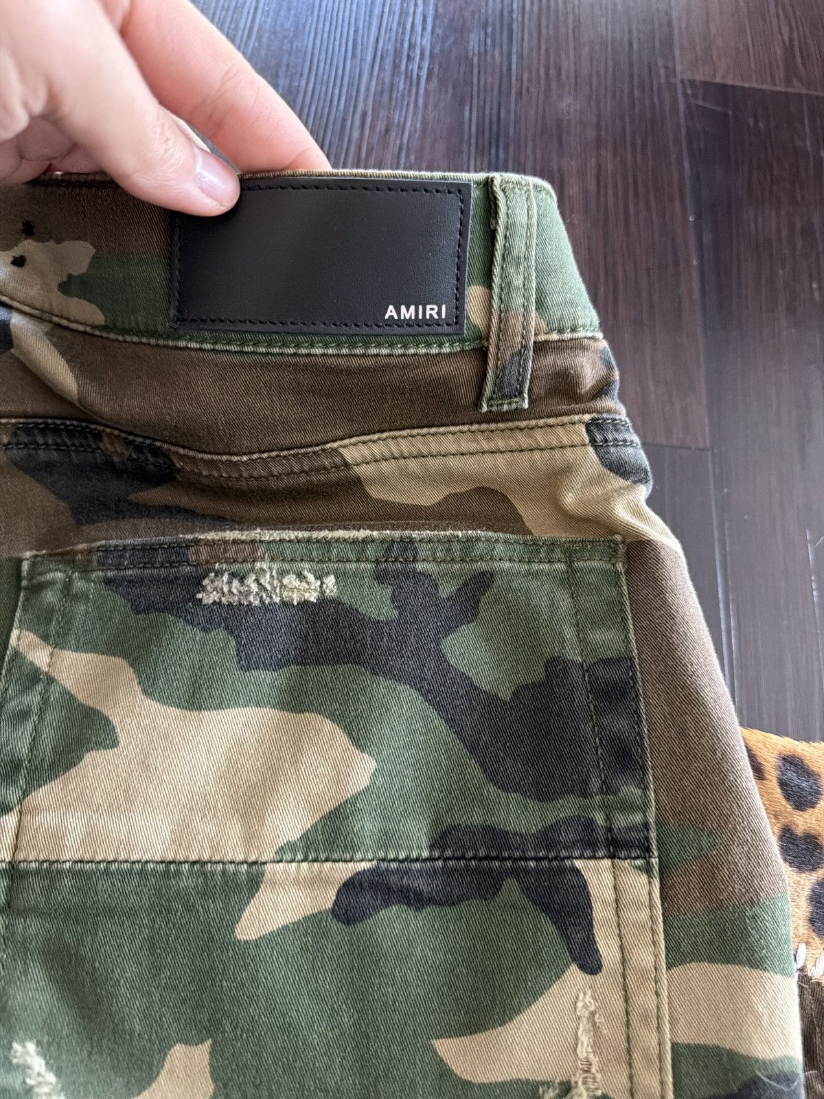 Amiri Amiri Camo Patchwork Jeans Size US 34 / EU 50 - 7 Thumbnail