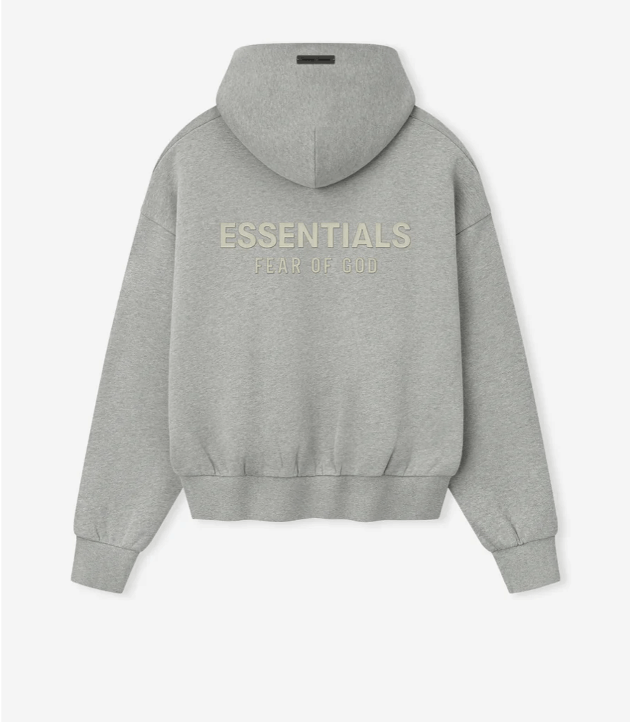 Fear of God Fear of God Essentials Fleece Hoodie Concrete Heather XXL Size US XXL / EU 58 / 5 - 1 Thumbnail