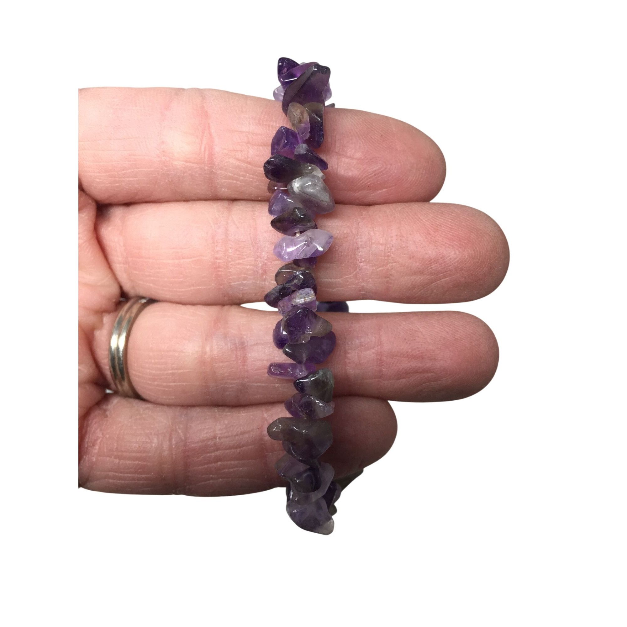 Handmade Handmade Purple Gemstone/Crystal Bracelet Size ONE SIZE - 3 Thumbnail
