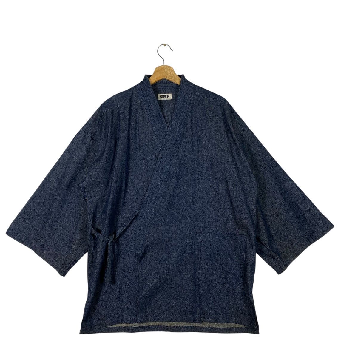Japanese Brand Vintage Japanese Brand Kimono Denim L Size indigo Colour Size US L / EU 52-54 / 3 - 1 Thumbnail