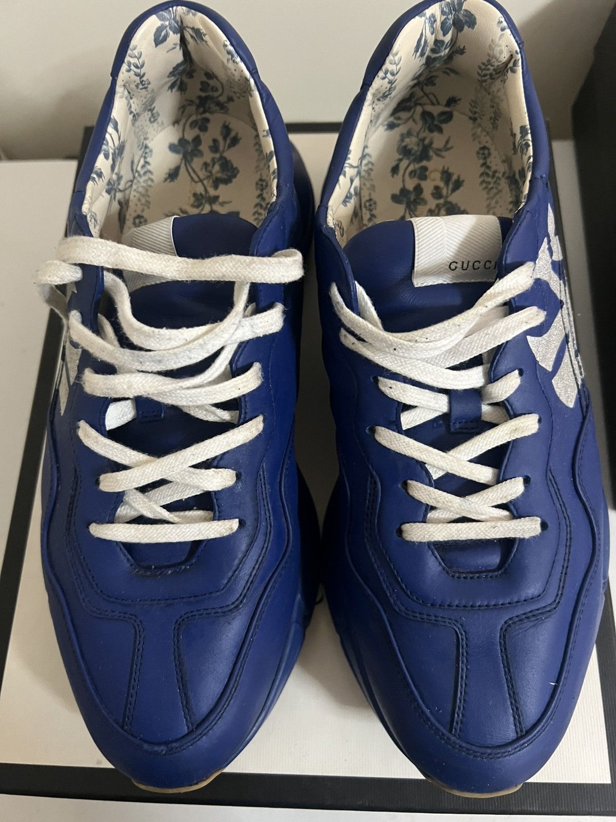 Gucci Gucci Rhyton NY Yankees Blue Size US 11.5 / EU 44-45 - 1 Thumbnail