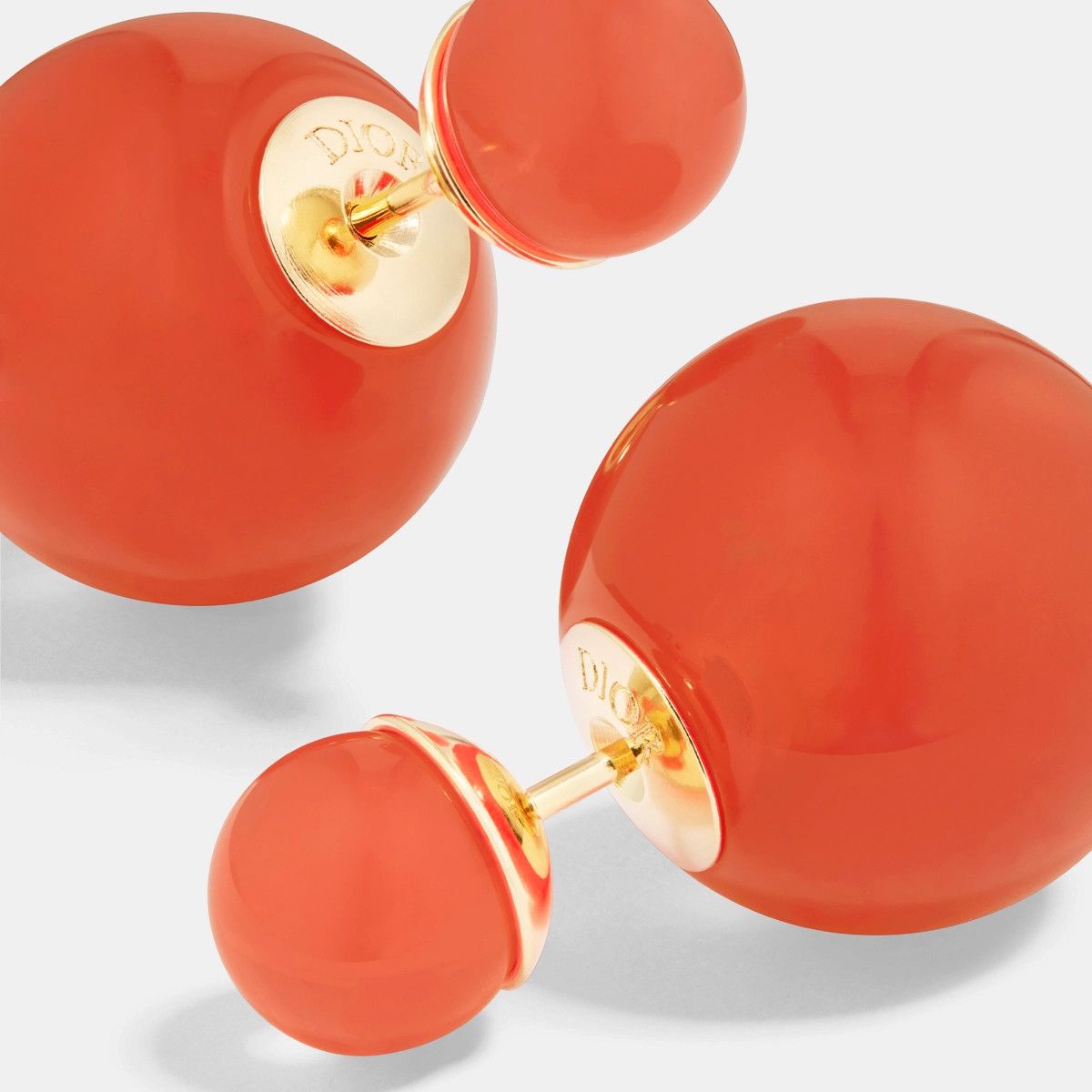 Dior o1bcso1str0126 Size:OS/Tribales Earrings in Golden/Red Size ONE SIZE - 3 Thumbnail