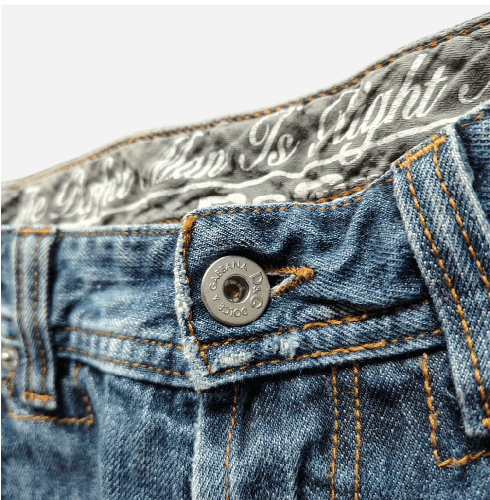 Dolce & Gabbana Dolce & Gabbana 'Love Affair Denim' Size US 28 / EU 44 - 4 Thumbnail