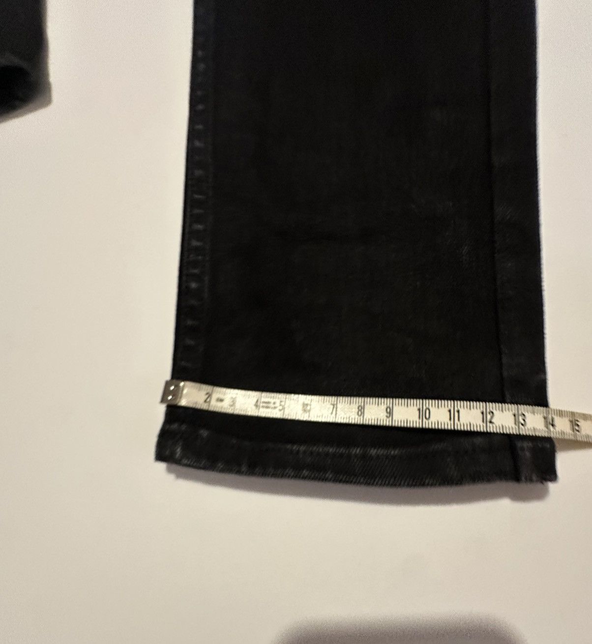 Allsaints All Saints Black Denim Cigarette Jeans Size US 30 / EU 46 - 9 Thumbnail