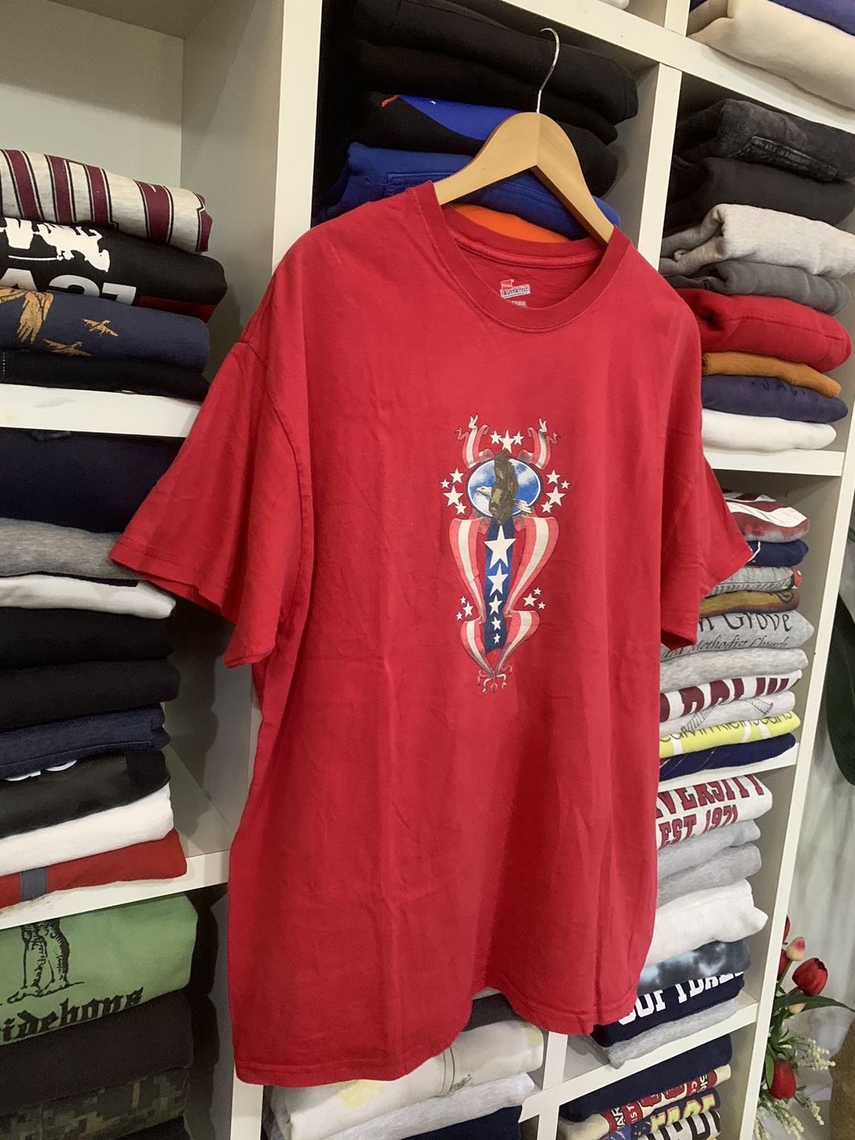 Vintage Vintage USA Eagle Tee Size US XL / EU 56 / 4 - 4 Thumbnail