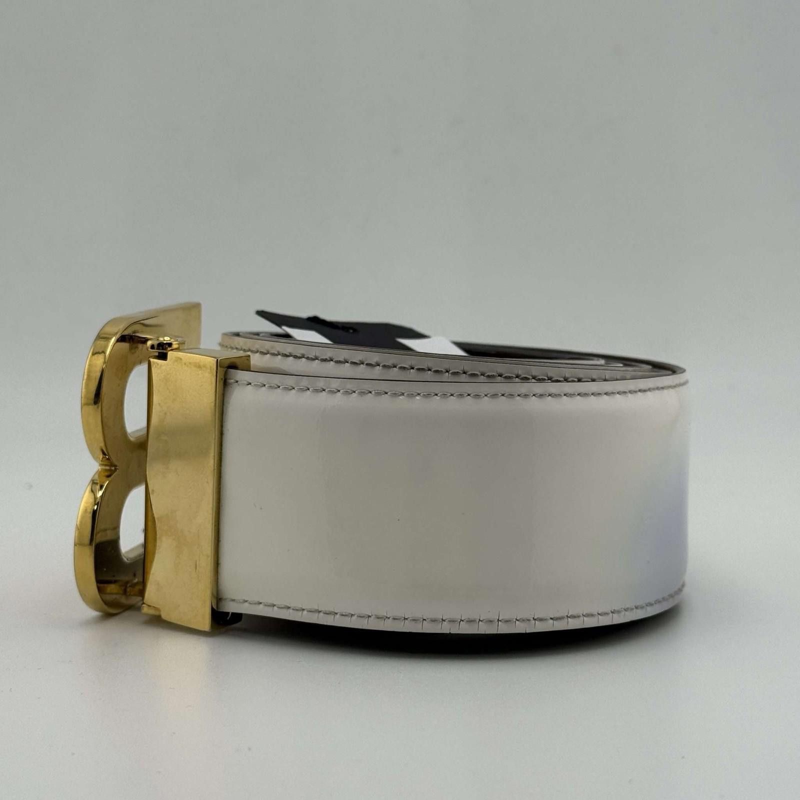 Bally Bally White Gold Toned B-Belt 110/44 Used Size ONE SIZE - 4 Thumbnail