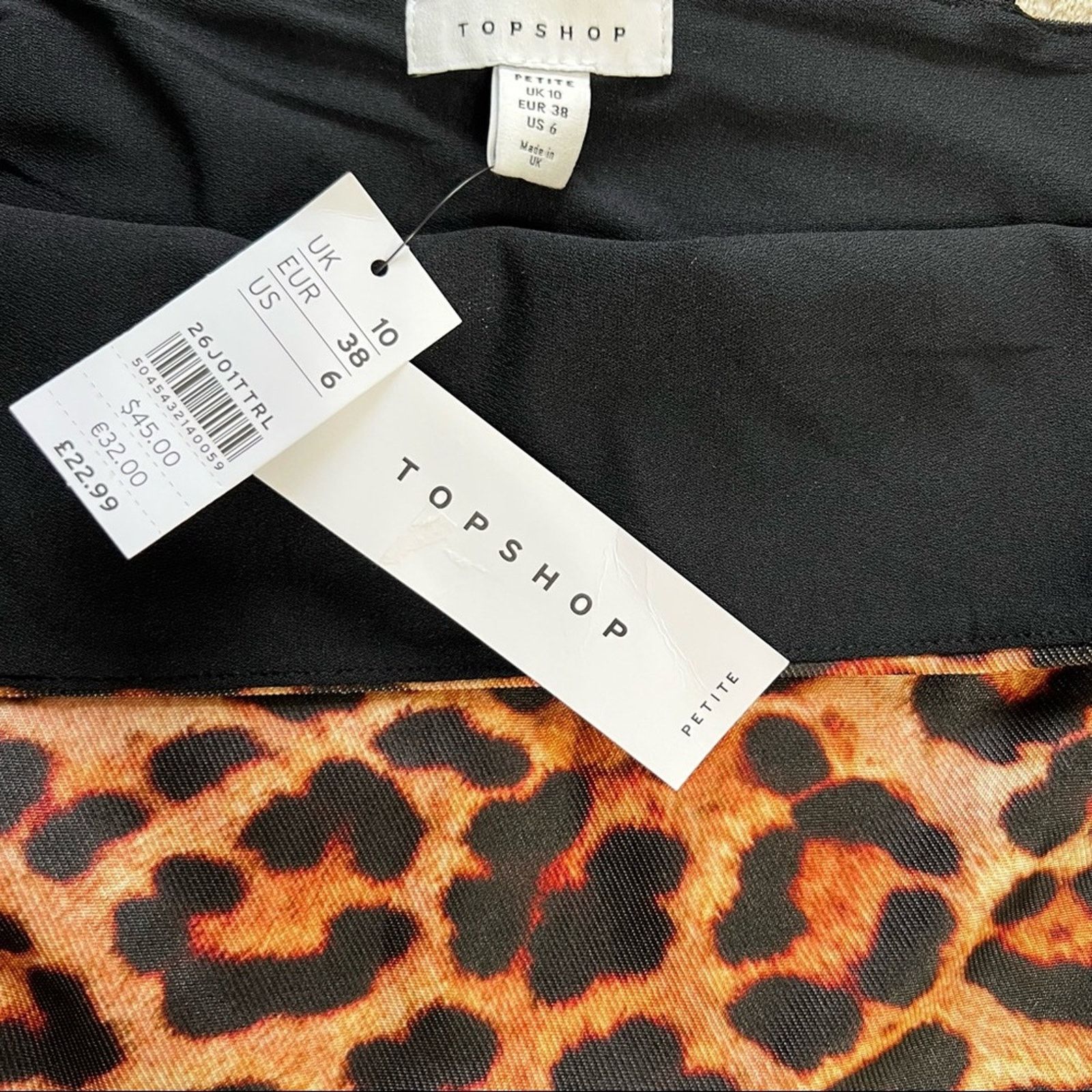 Topshop Topshop Cheetah Mini Bodycon Mob Wife Cocktail Dress Sz 6P Size M / US 6-8 / IT 42-44 - 5 Thumbnail